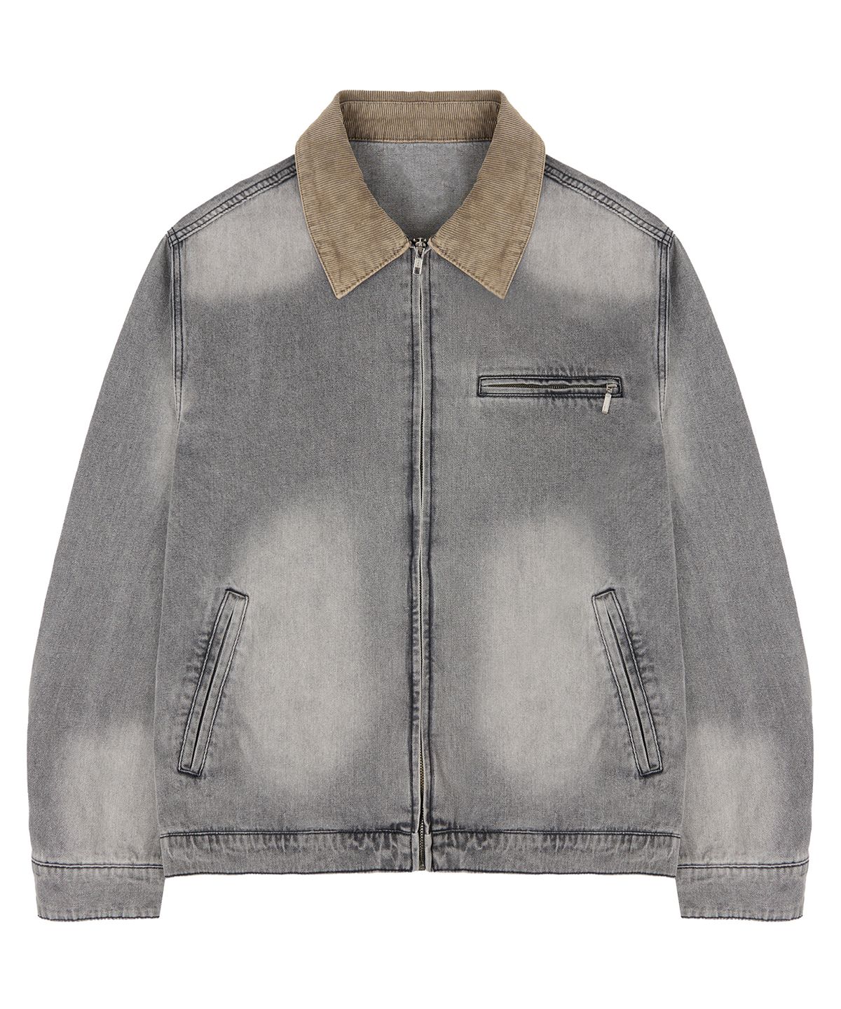 데케트(DECET) Denim Work Jacket DCJK003LGrayA