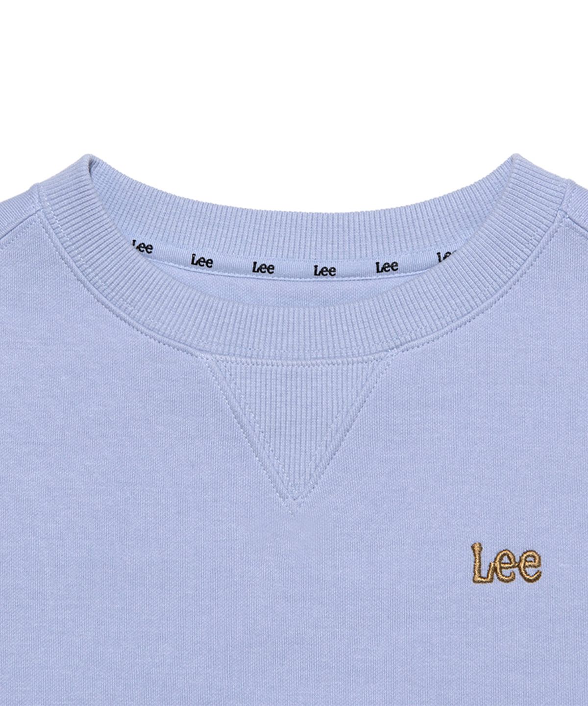 리 키즈(LEE KIDS) 크롭 레귤러핏 스웨트셔츠 퍼플 LK2403CR72PU