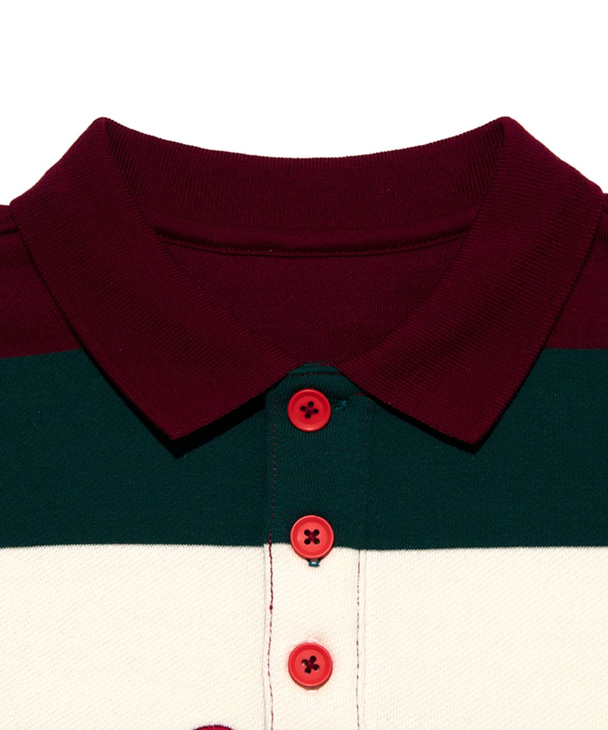 리 키즈(LEE KIDS) 스트라이프 레귤러핏 스웨트셔츠 버건디 LK2403CR40BU