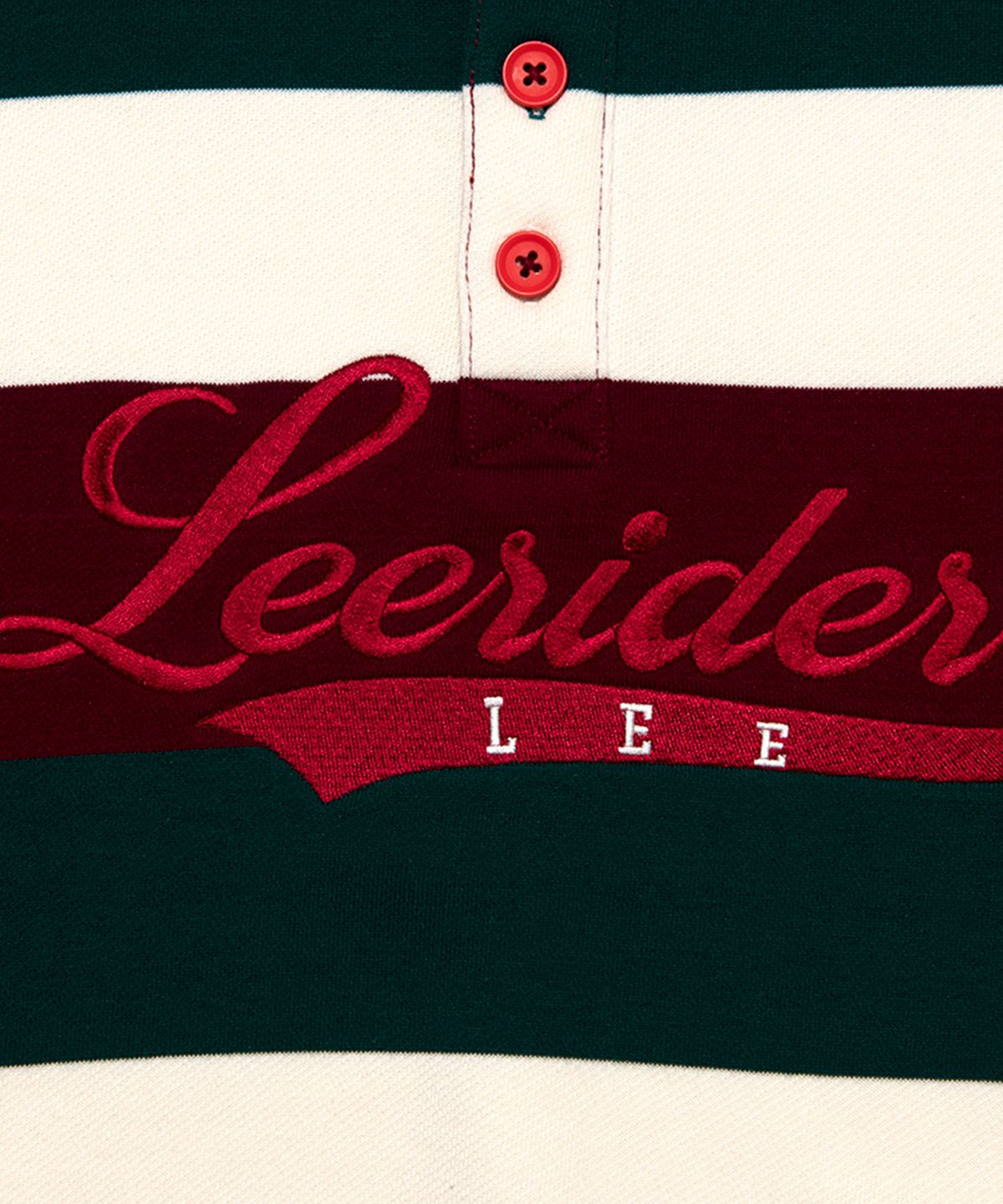 리 키즈(LEE KIDS) 스트라이프 레귤러핏 스웨트셔츠 버건디 LK2403CR40BU