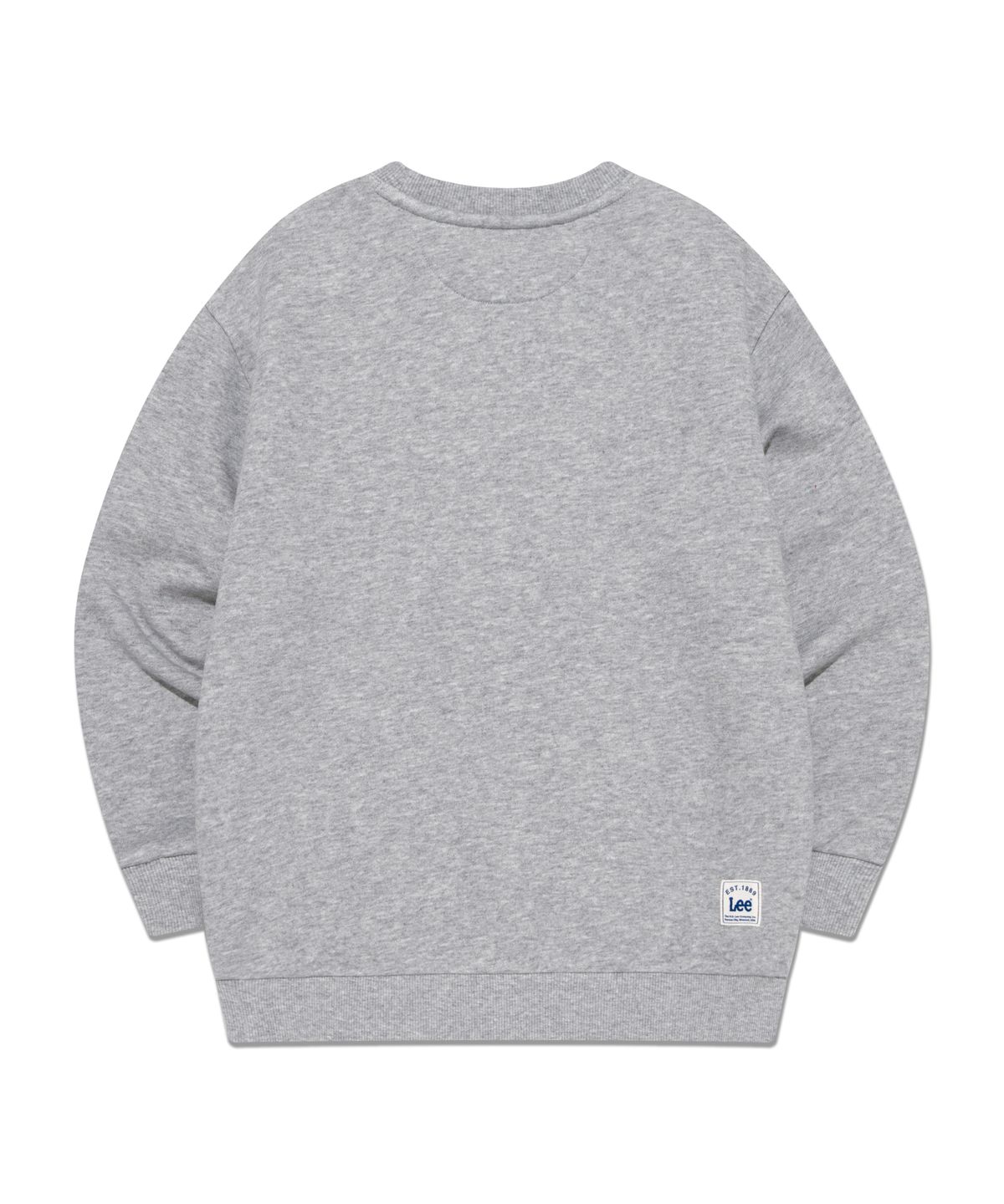 리 키즈(LEE KIDS) L 로고 와펜 루즈핏 스웨트셔츠 멜란지그레이 LK2403CR02MG