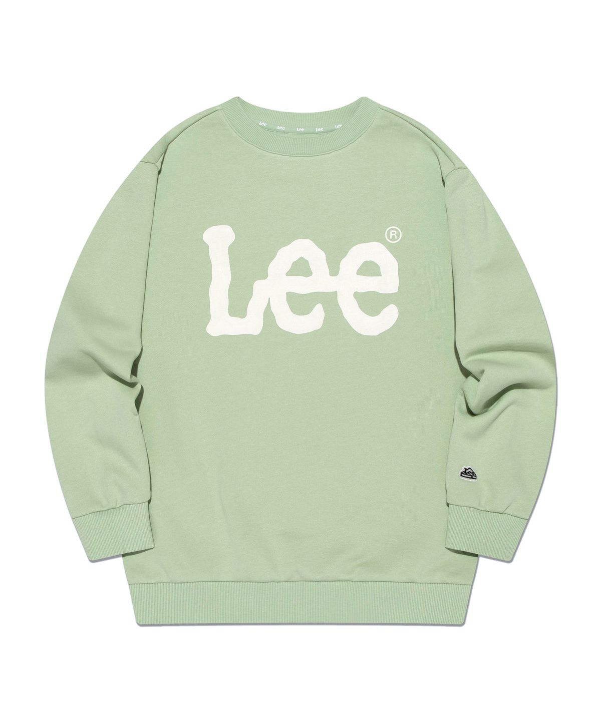 리 키즈(LEE KIDS) 빅 트위치 로고 레귤러핏 스웨트셔츠 그린 LK2403CR01GN