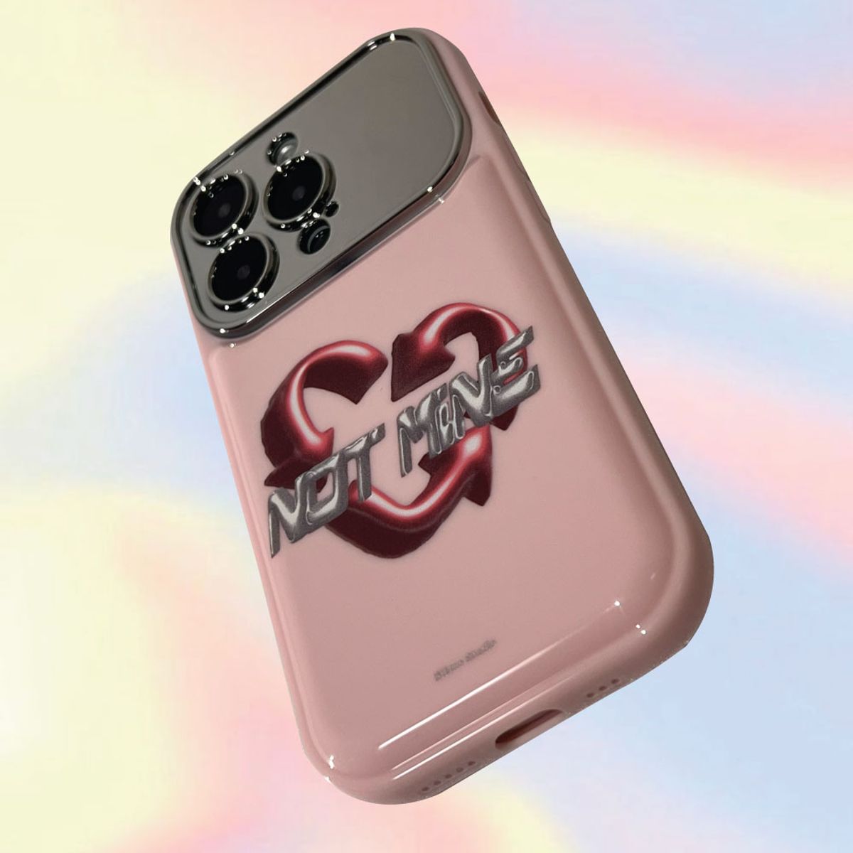 블레임 스튜디오(BLAMESTUDIO) NOT MINE Baby pink love case