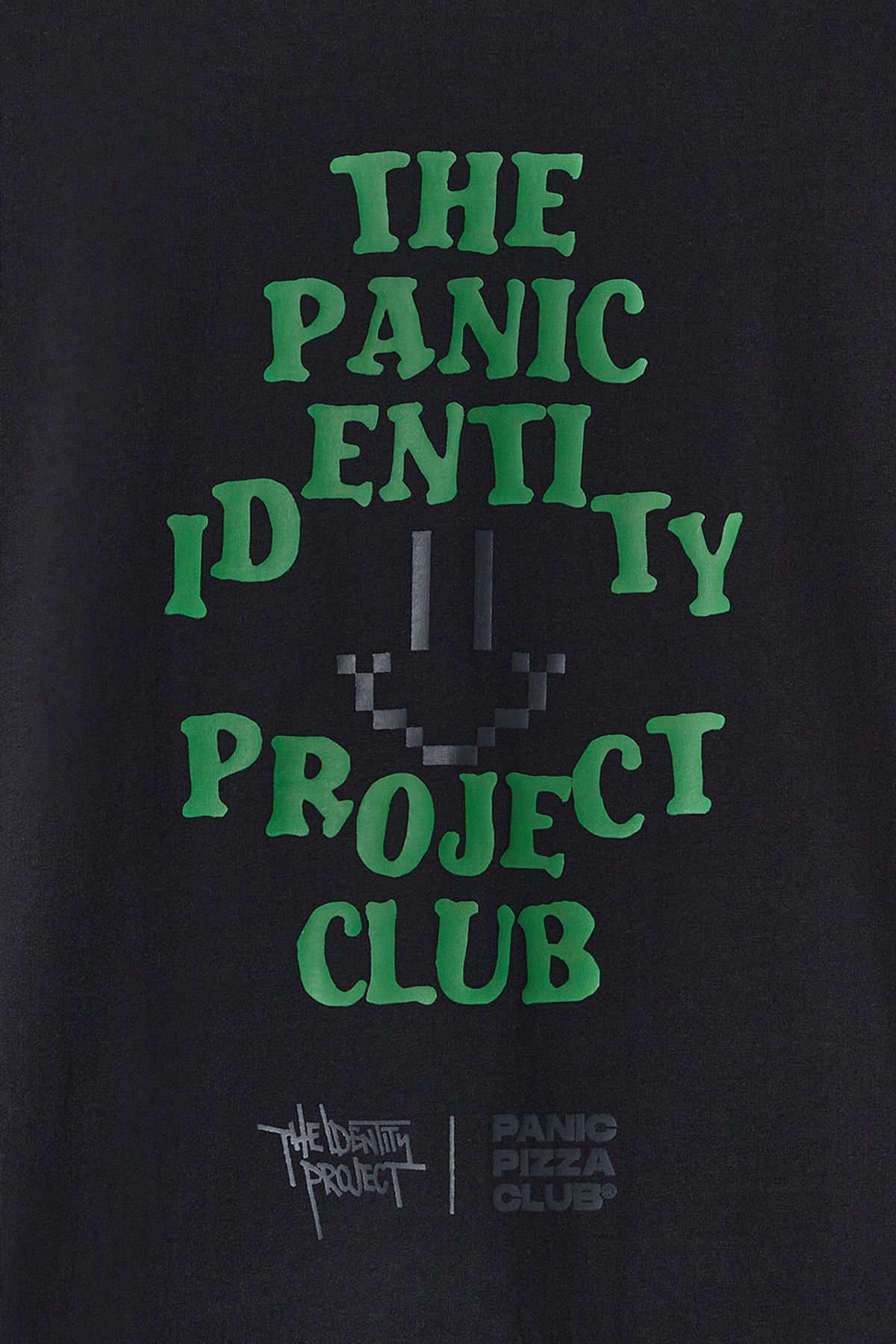 더 아이덴티티 프로젝트(THE IDENTITY PROJECT) [콜라보] PANIC PIZZA long sleeve [black]