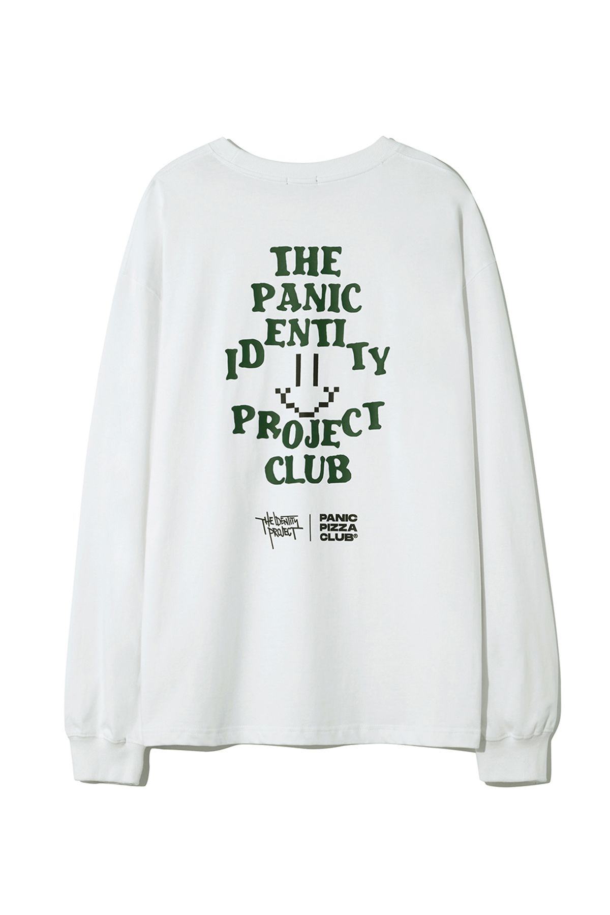 더 아이덴티티 프로젝트(THE IDENTITY PROJECT) [콜라보] PANIC PIZZA long sleeve [white]