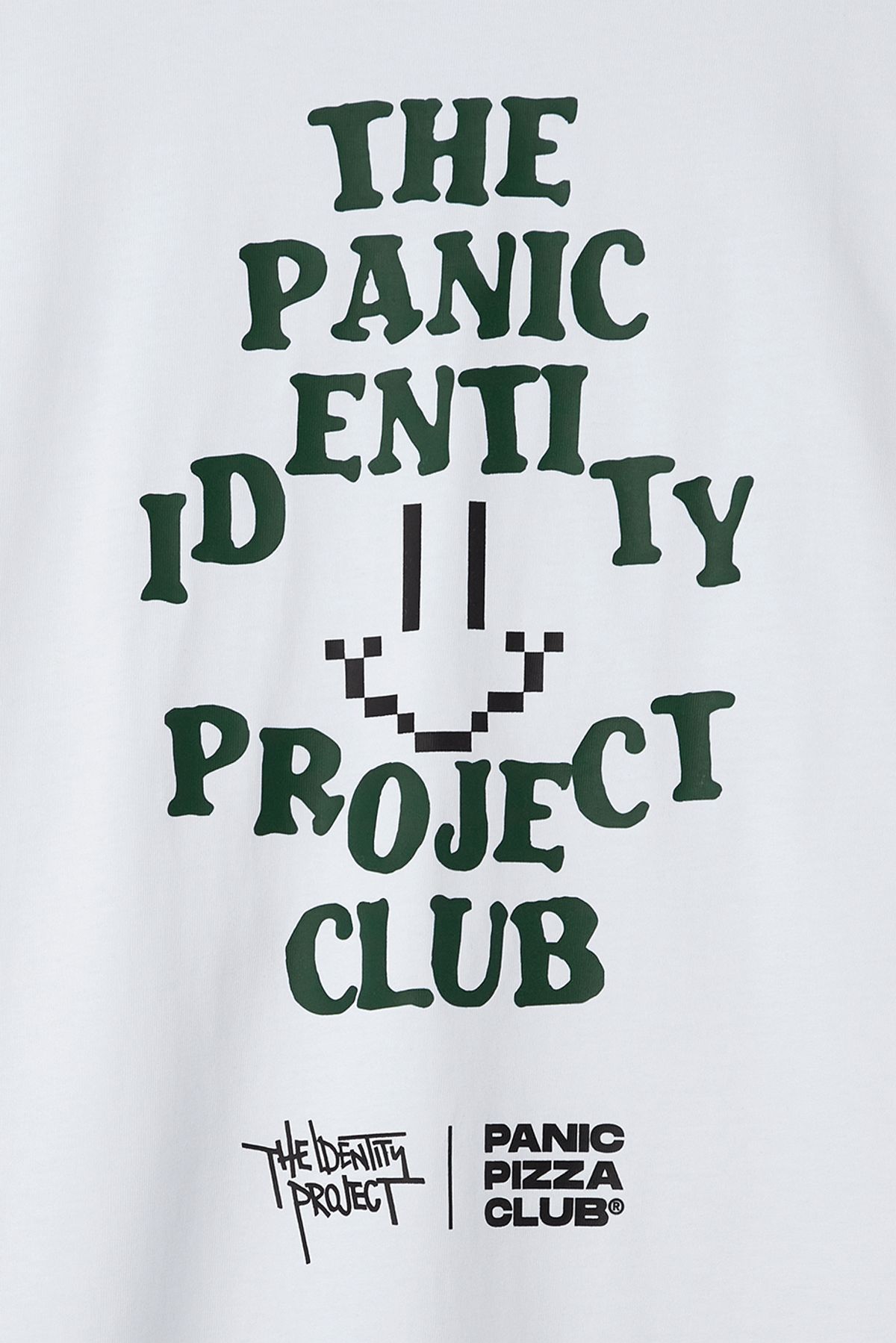 더 아이덴티티 프로젝트(THE IDENTITY PROJECT) [콜라보] PANIC PIZZA long sleeve [white]