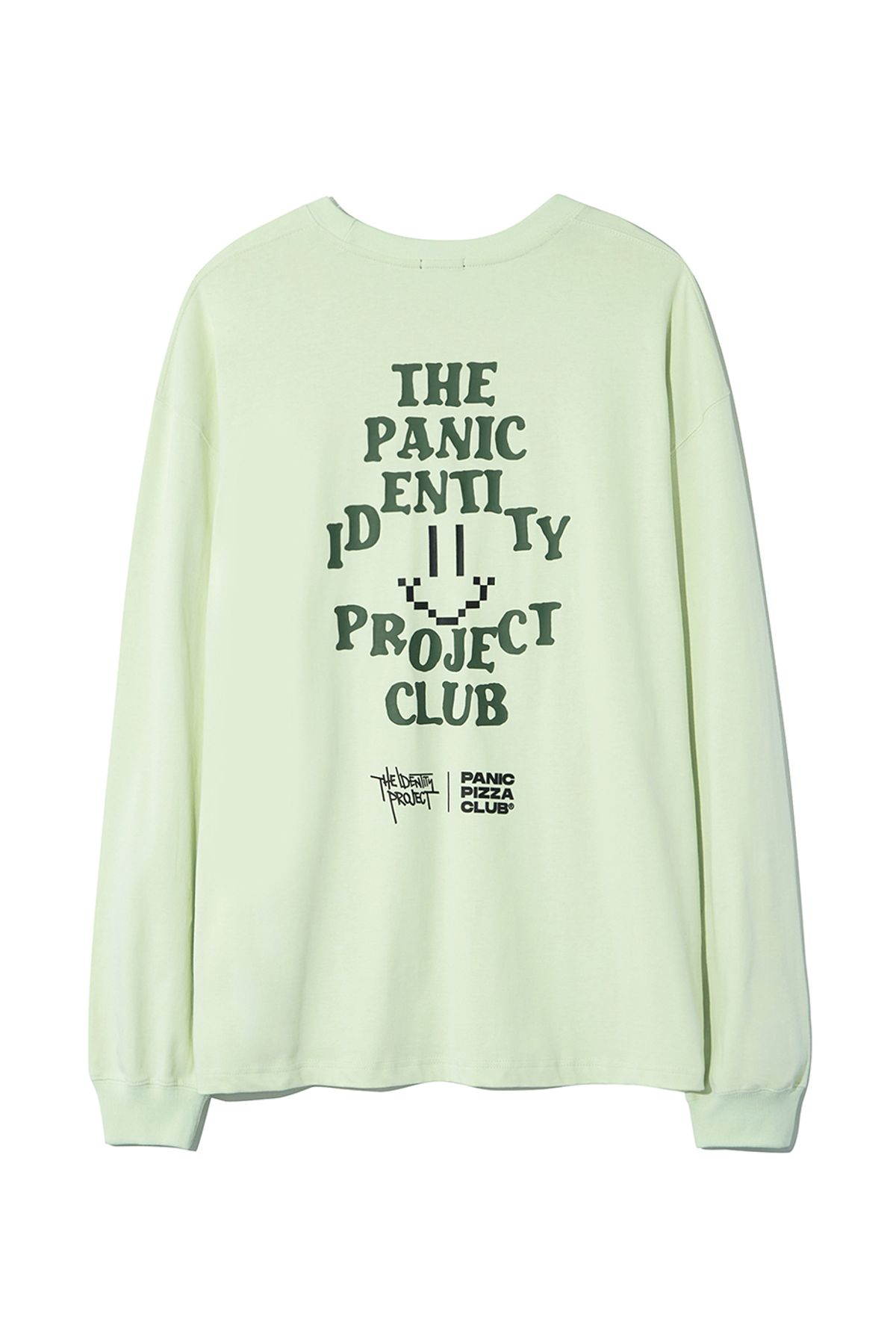 더 아이덴티티 프로젝트(THE IDENTITY PROJECT) [콜라보] PANIC PIZZA long sleeve [lime]