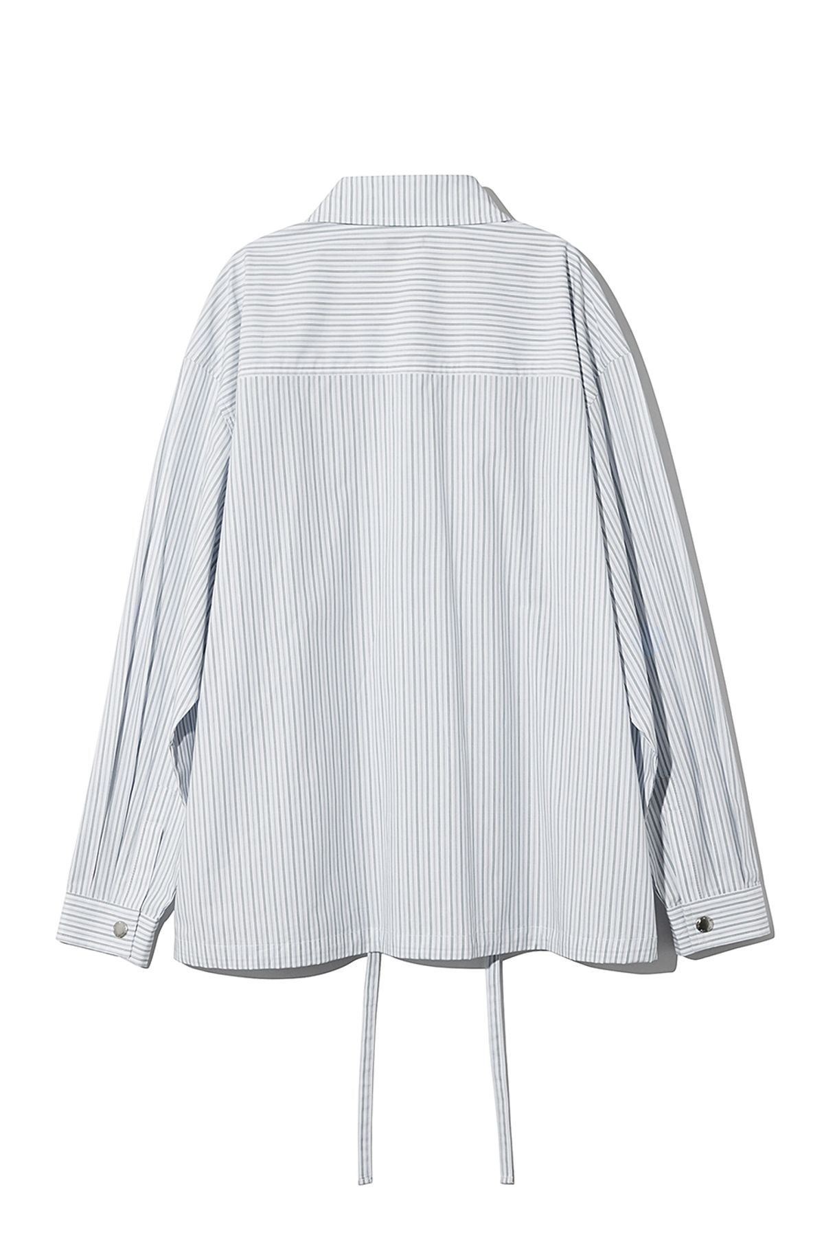더 아이덴티티 프로젝트(THE IDENTITY PROJECT) SMILE striped shirt jacket [pastel]