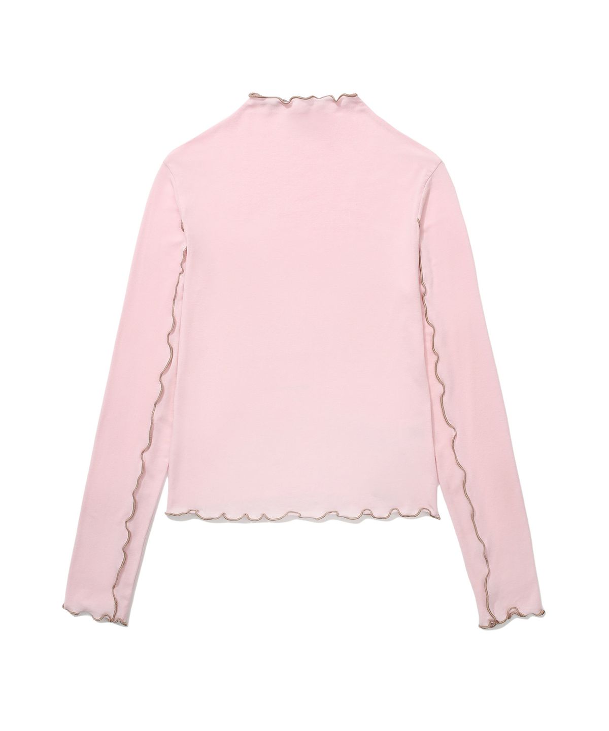커버낫 우먼(COVERNAT WOMAN) 우먼 라이닝 터틀넥 롱슬리브 Light Pink