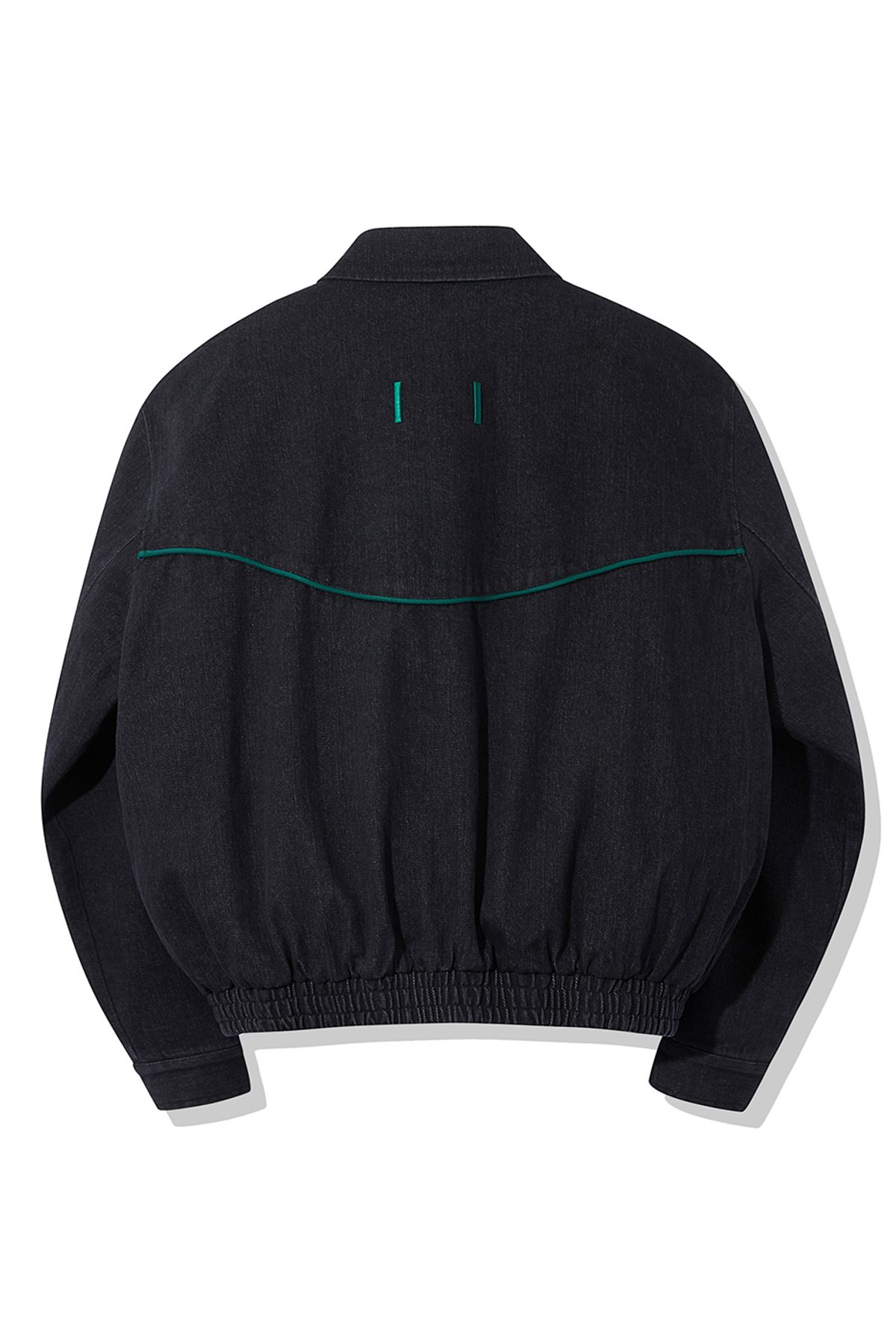 더 아이덴티티 프로젝트(THE IDENTITY PROJECT) Harrington denim jumper [asphalt black]