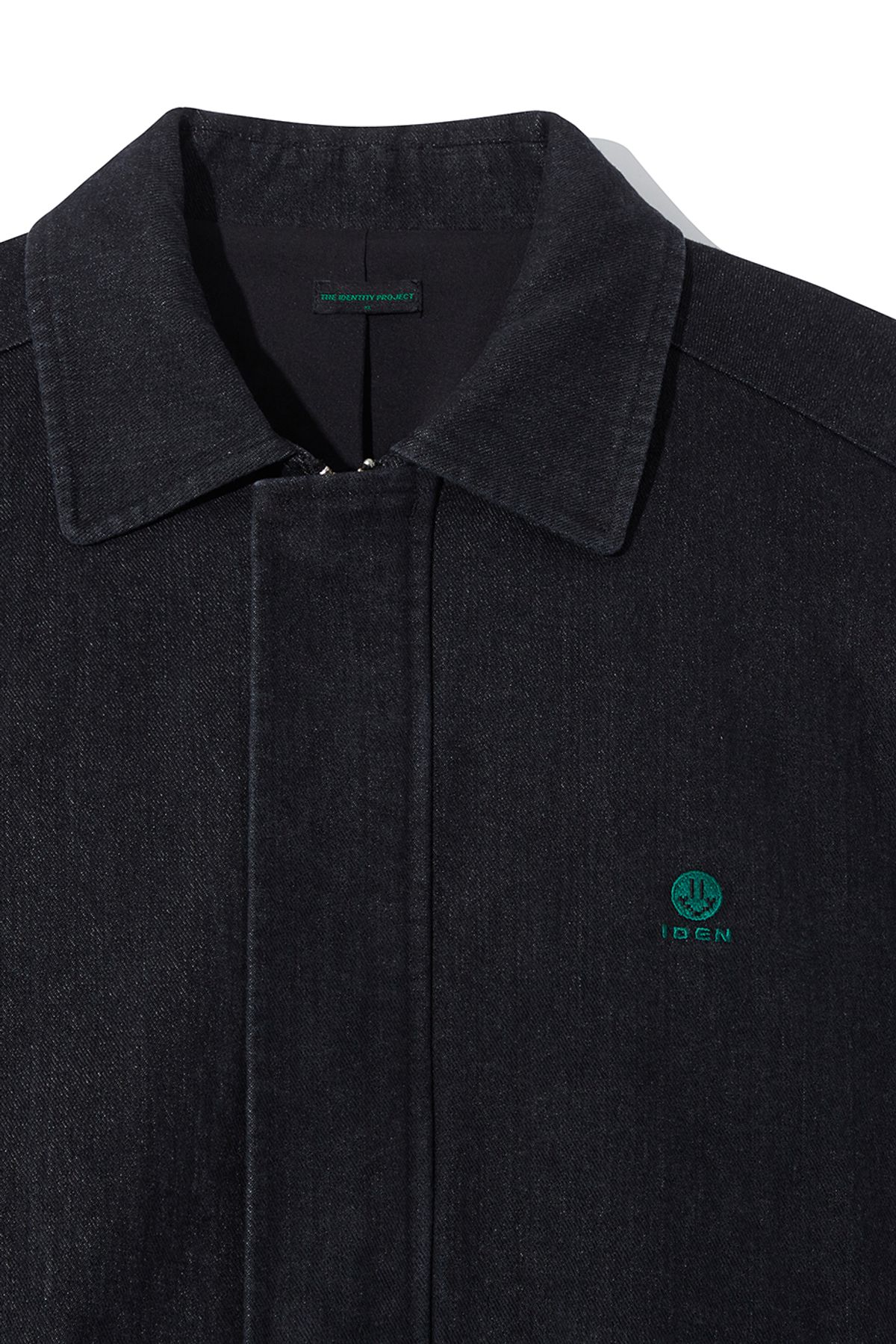 더 아이덴티티 프로젝트(THE IDENTITY PROJECT) Harrington denim jumper [asphalt black]