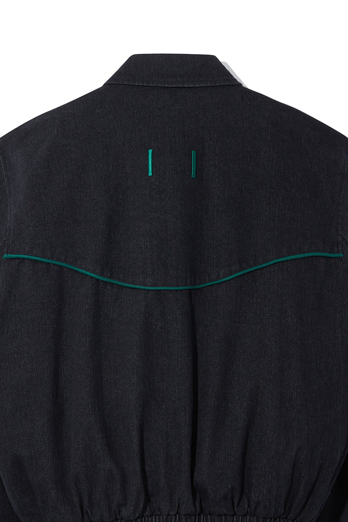 더 아이덴티티 프로젝트(THE IDENTITY PROJECT) Harrington denim jumper [asphalt black]