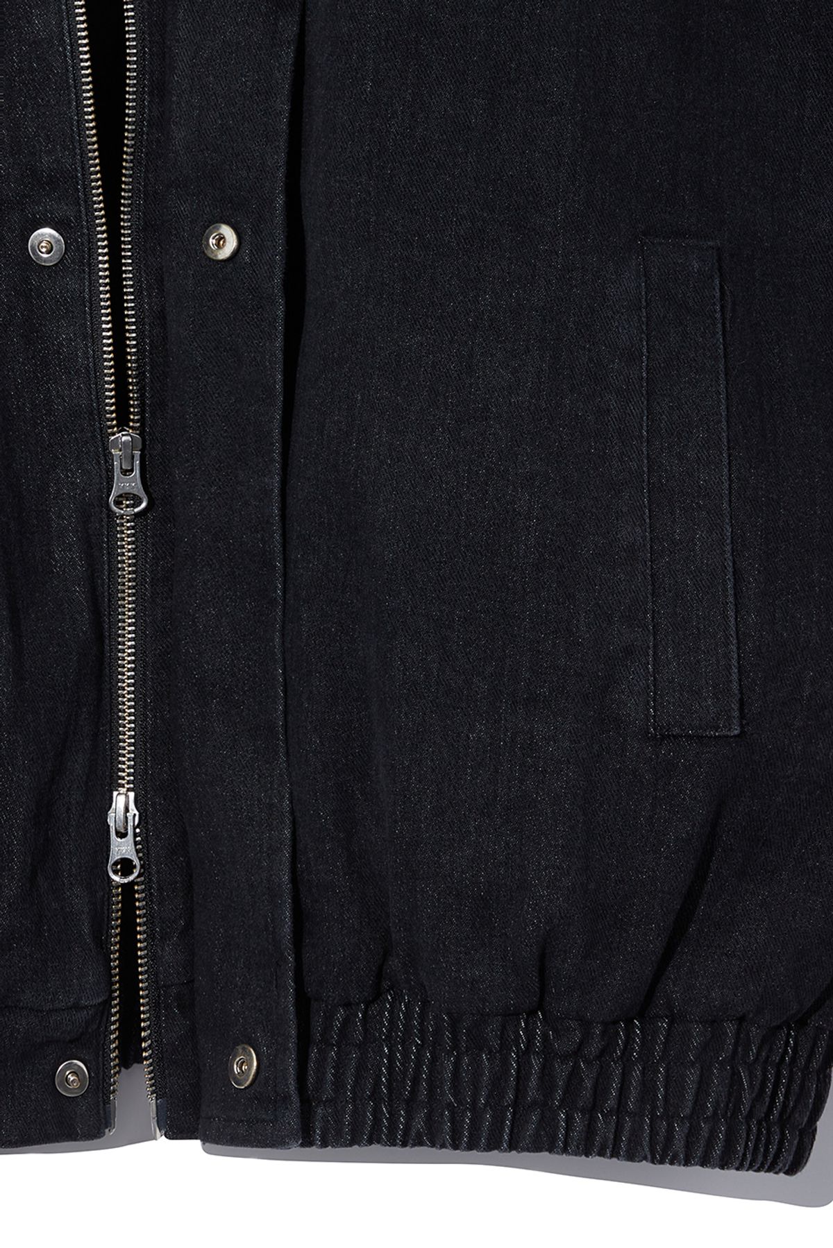 더 아이덴티티 프로젝트(THE IDENTITY PROJECT) Harrington denim jumper [asphalt black]