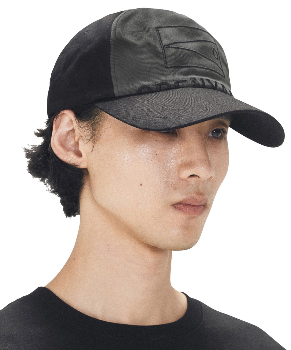 오픈야드(오와이)(OPENYARD(OY)) OY SQUARE LOGO CAP - CHARCOAL