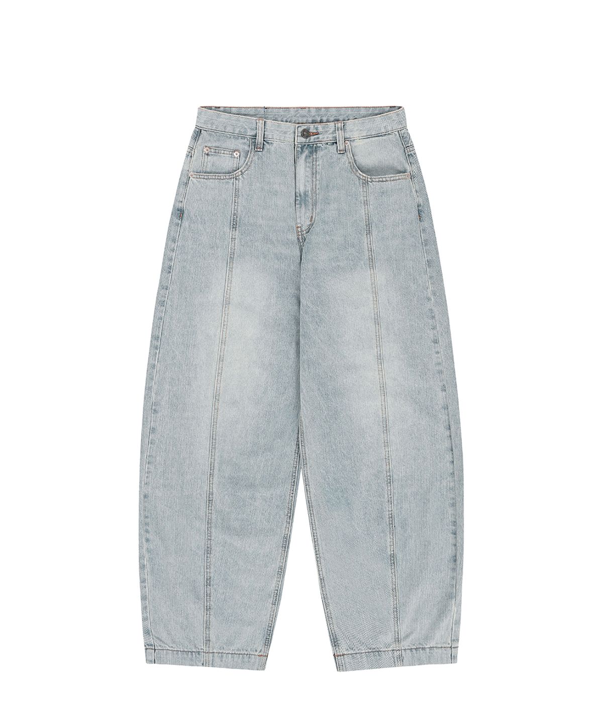 오픈야드(오와이)(OPENYARD(OY)) STITCHED WIDE VOLUME PANTS - LIGHT BLUE