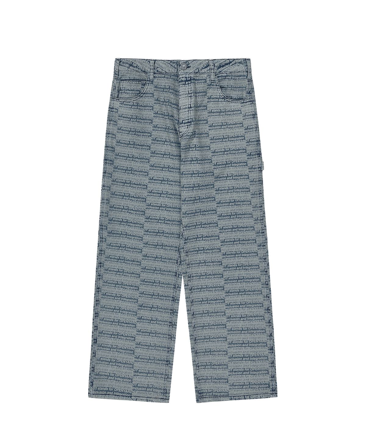 오픈야드(오와이)(OPENYARD(OY)) P.L WASHED DENIM JEANS - BLUE