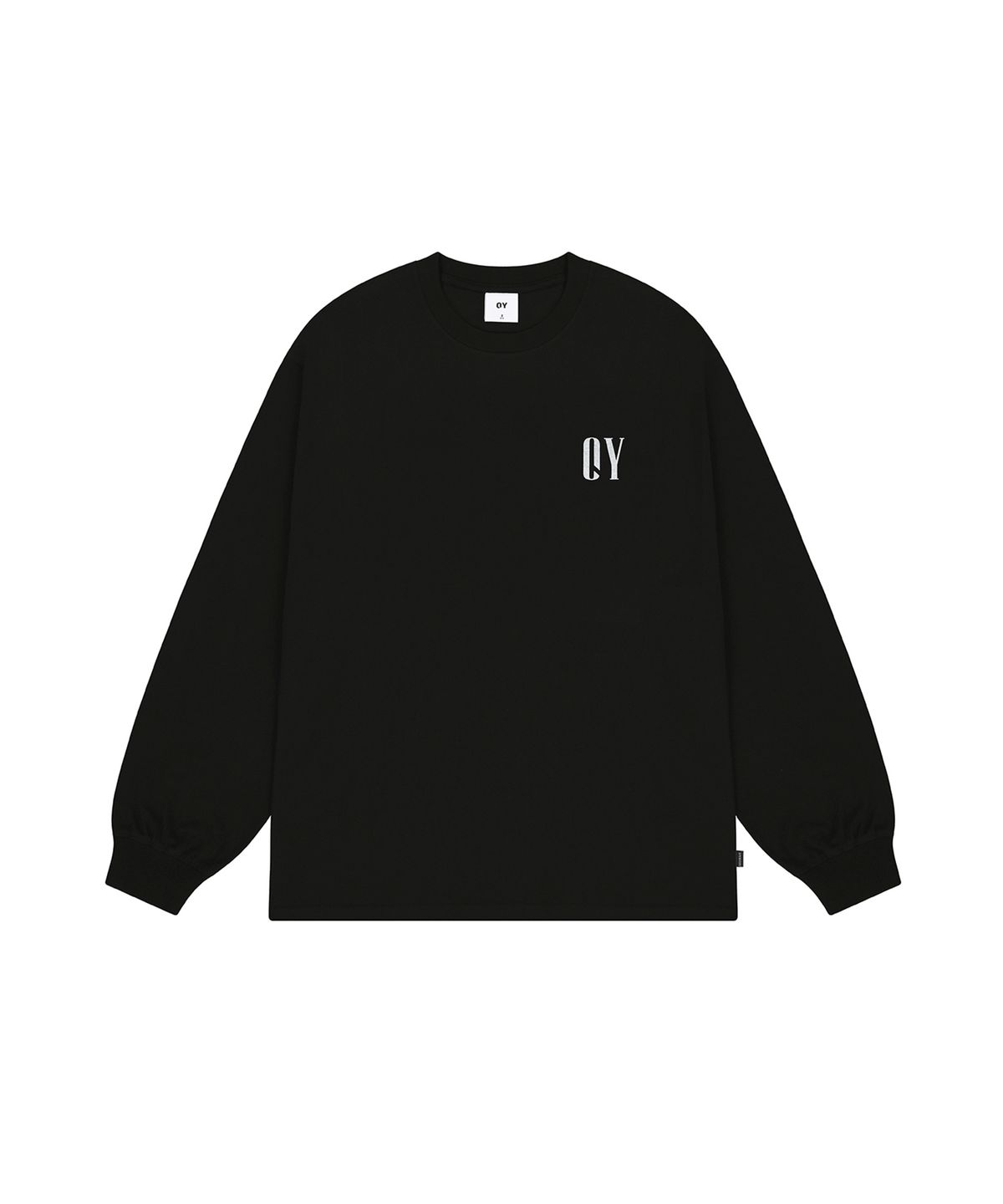 오픈야드(오와이)(OPENYARD(OY)) ROSE OPYD LONG SLEEVE - BLACK