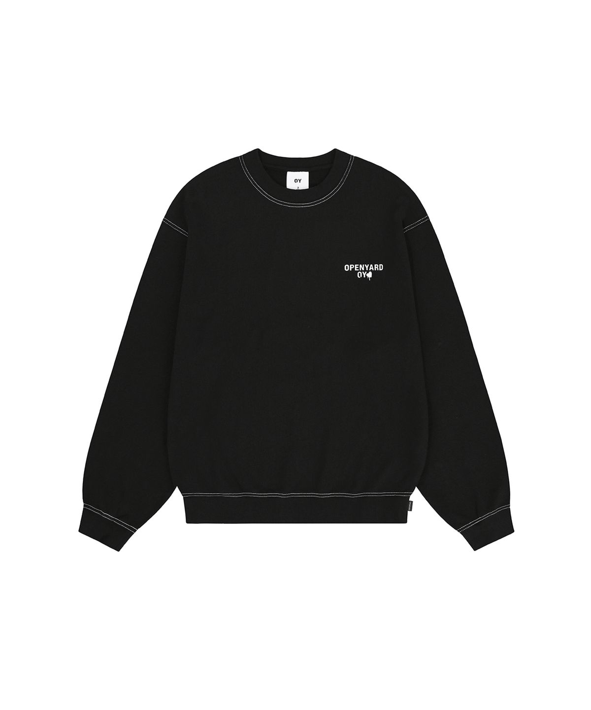 오픈야드(오와이)(OPENYARD(OY)) EMBOSS MELTING HEART MTM - BLACK