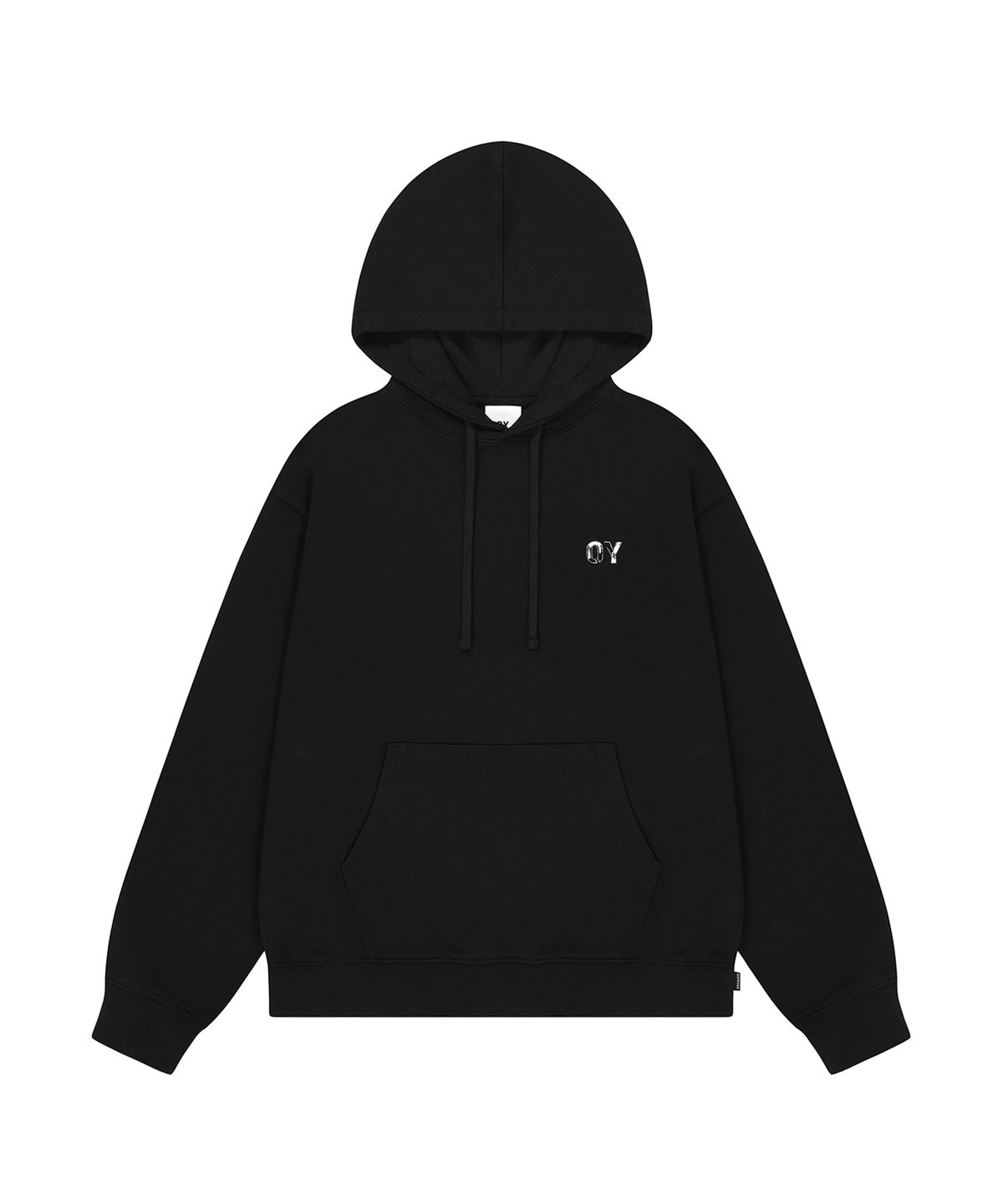 오픈야드(오와이)(OPENYARD(OY)) PAINTING ODOLLY HOODIE - BLACK