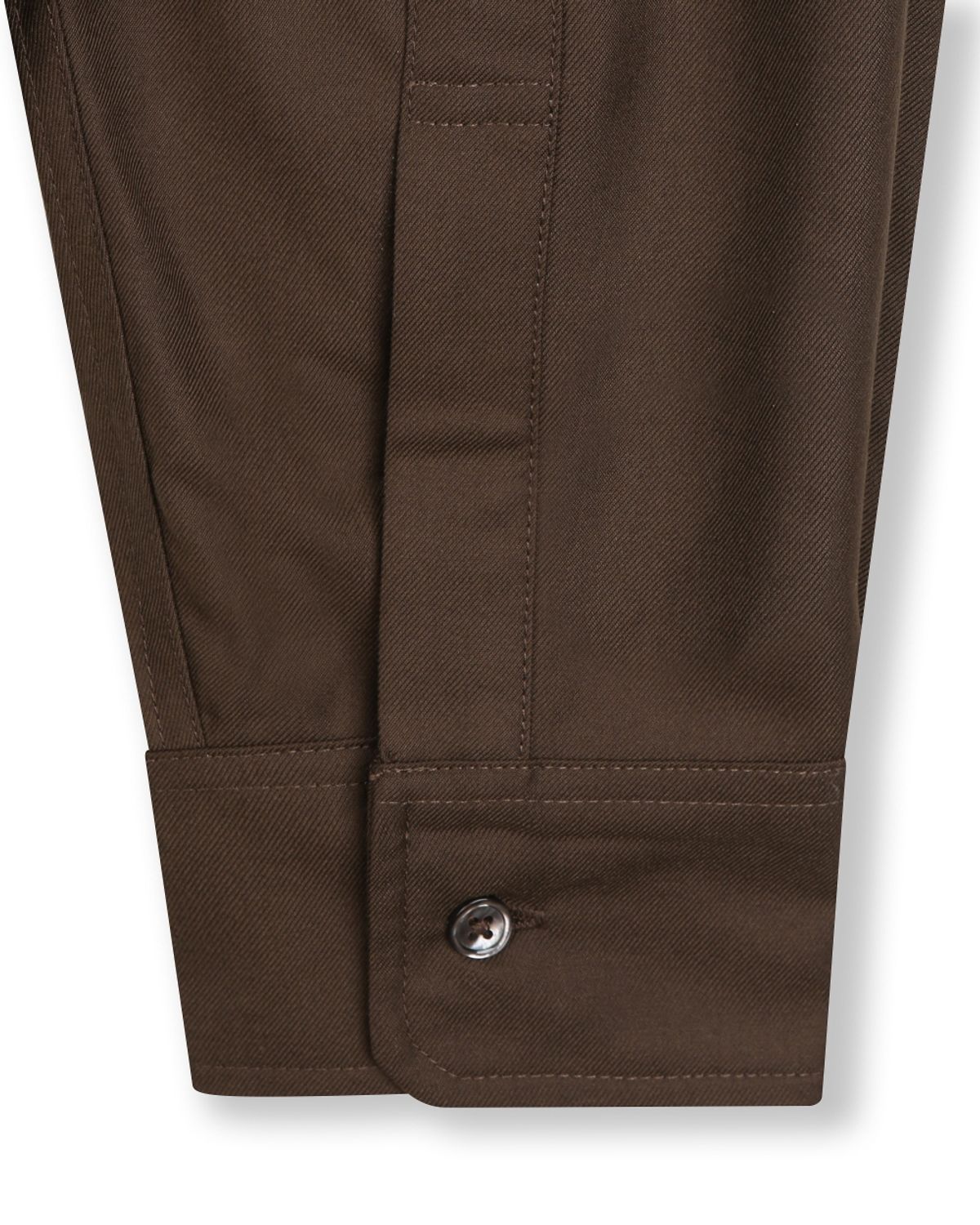 비슬로우(BESLOW) OVERSIZED MILITARY SHIRT BROWN