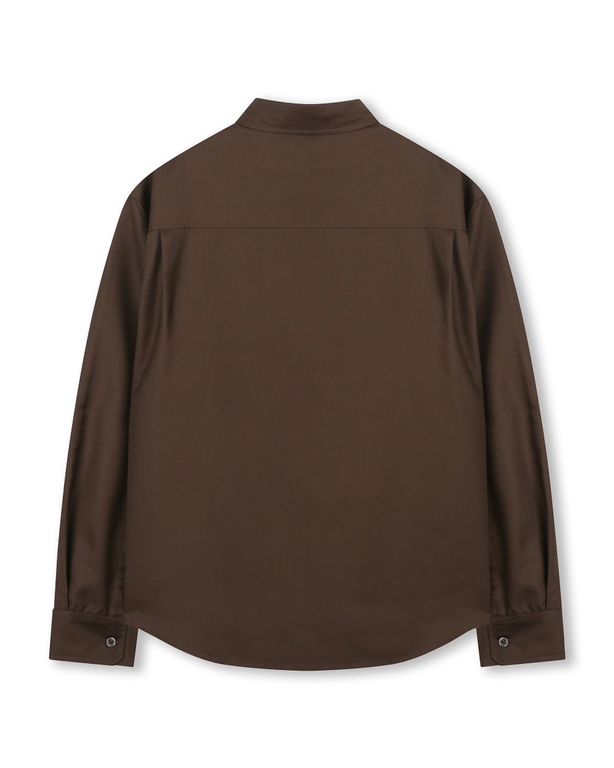 비슬로우(BESLOW) OVERSIZED MILITARY SHIRT BROWN