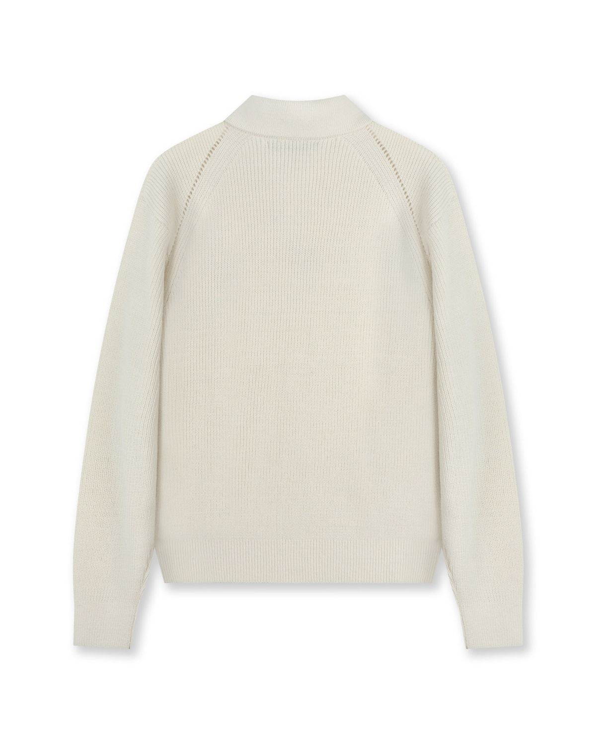 비슬로우(BESLOW) REGULAR FIT COLLAR KNIT IVORY