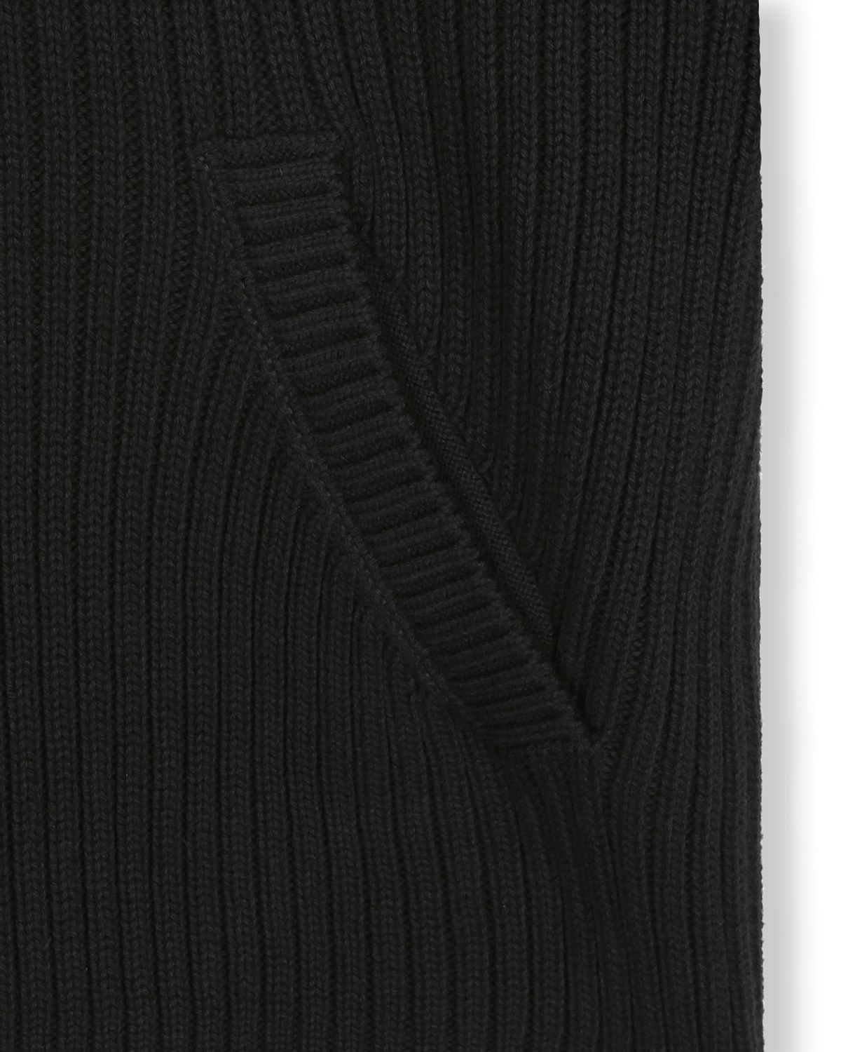 비슬로우(BESLOW) OVERSIZED HOOD KNIT ZIP UP BLACK