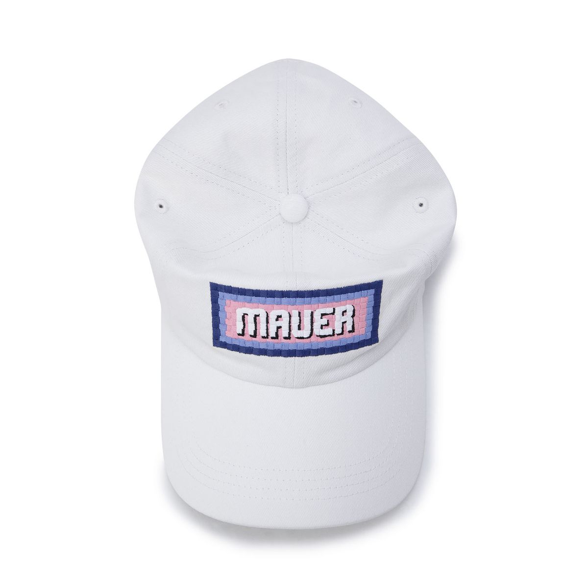 마우어(MAUER) MAUER EMBROIDED CAP 01_WH
