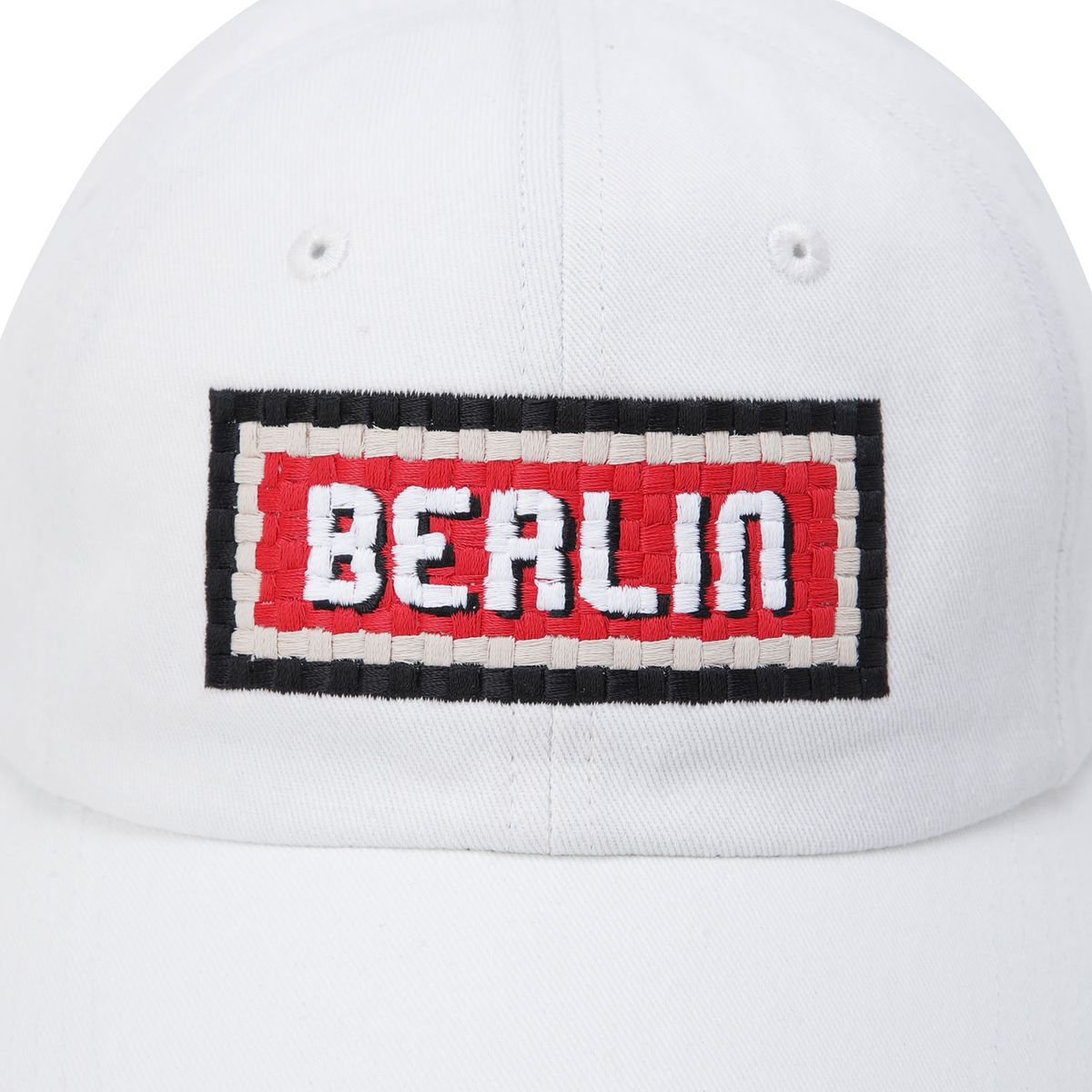 마우어(MAUER) BERLIN EMBROIDED CAP 01_WH