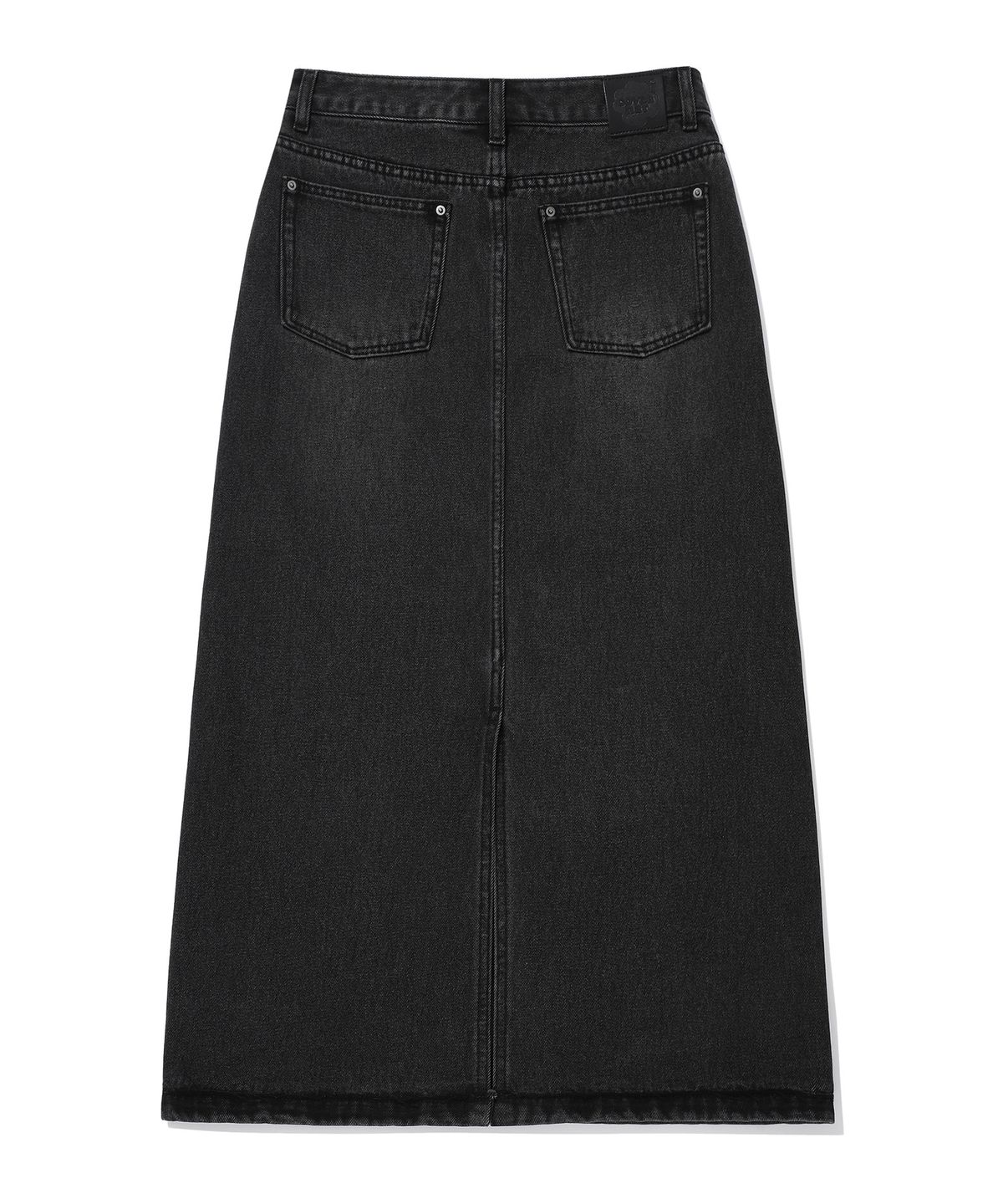 커버낫 우먼(COVERNAT WOMAN) 우먼 데님 롱 스커트 Black