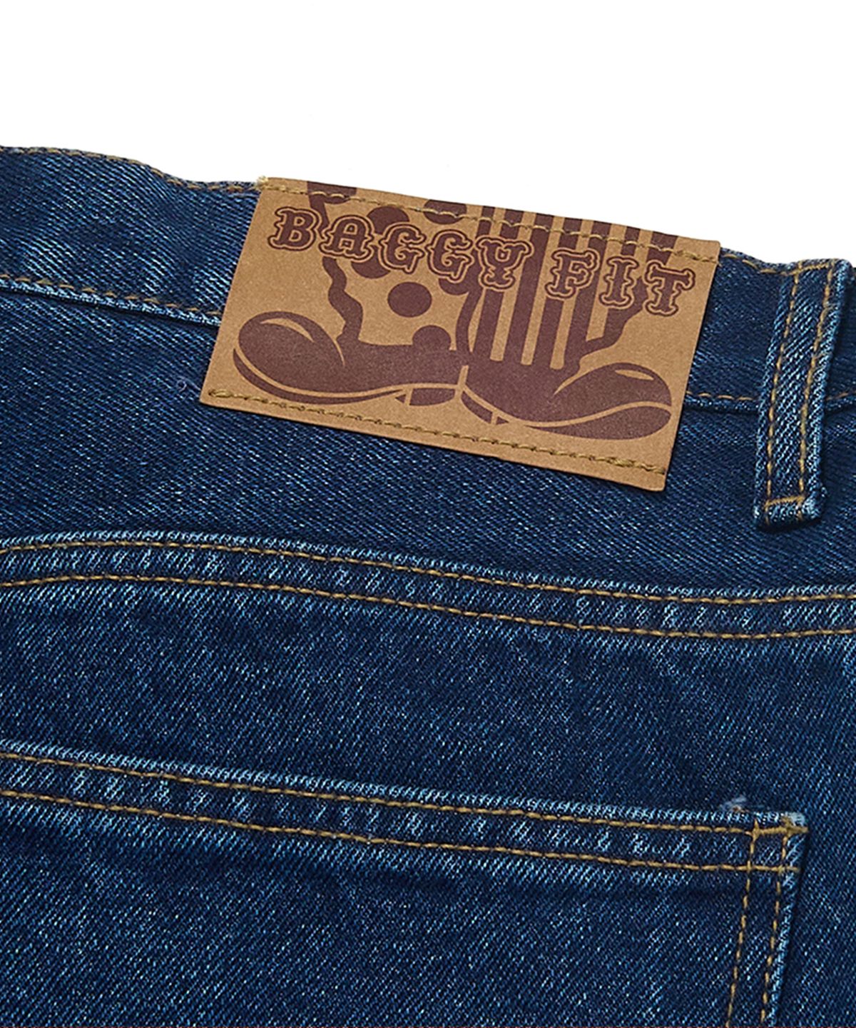 위캔더스(WKNDRS) PIERROT DENIM PANTS (DENIM)