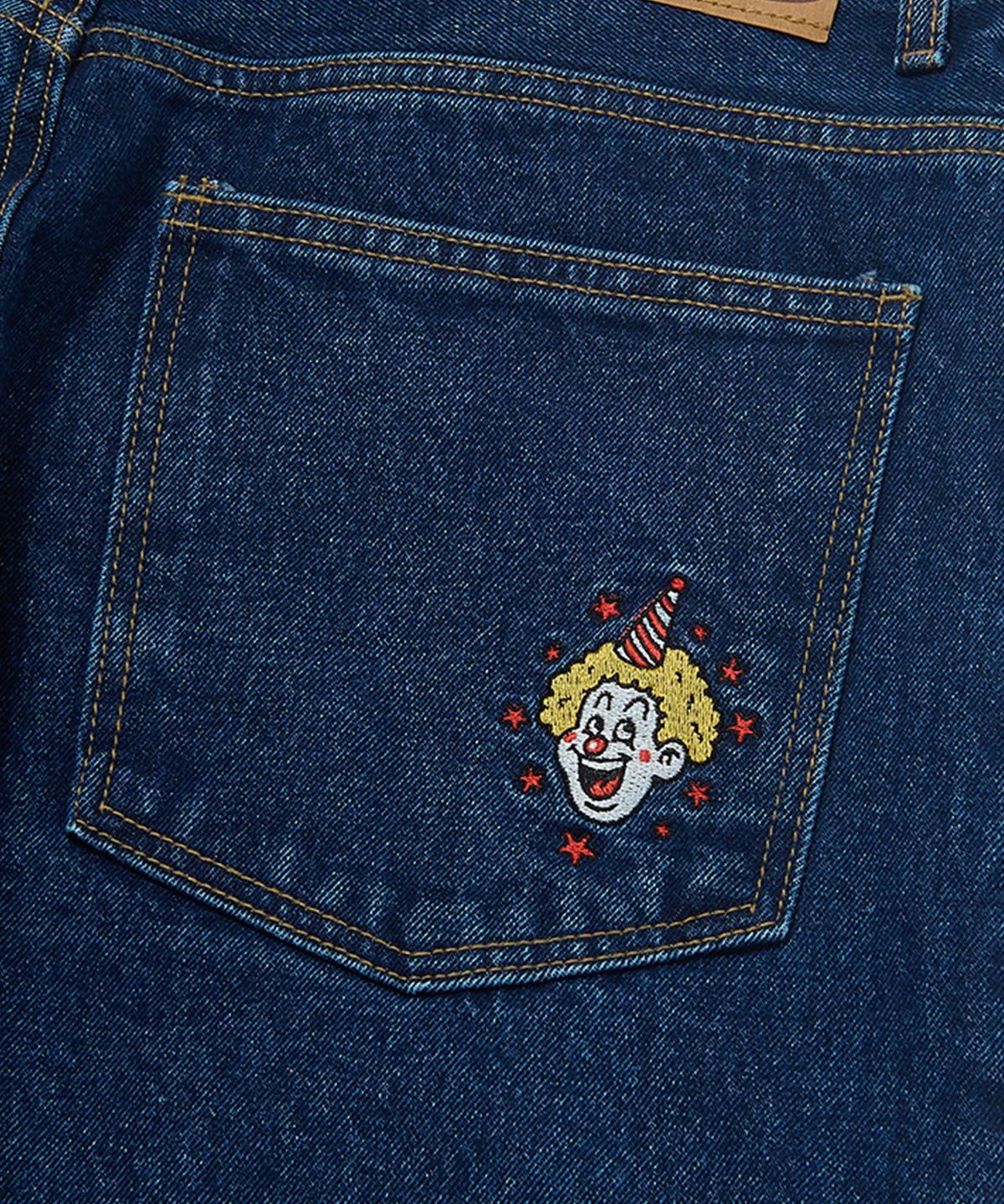 위캔더스(WKNDRS) PIERROT DENIM PANTS (DENIM)