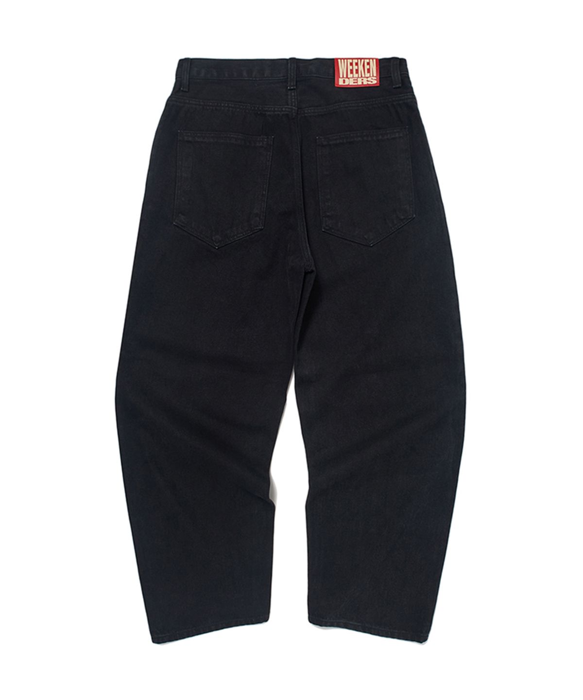 위캔더스(WKNDRS) APPLE DENIM PANTS (BLACK)
