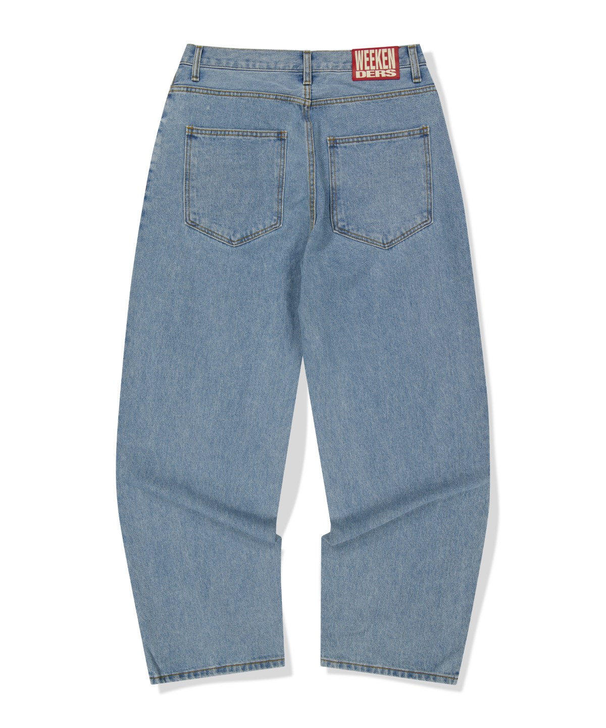 위캔더스(WKNDRS) APPLE DENIM PANTS (BLUE)