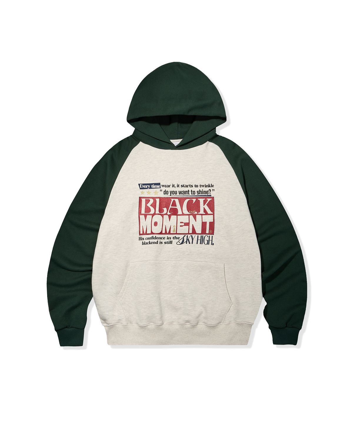 캑터스도넛마켓(CACTUSDONUTMARKET) Moment Raglan Hoodie - Oatmeal