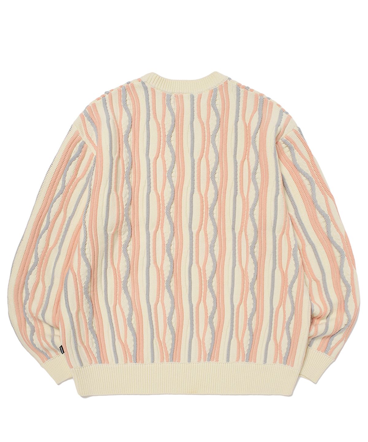 위캔더스(WKNDRS) WAVE KNITTED SWEATER (IVORY)
