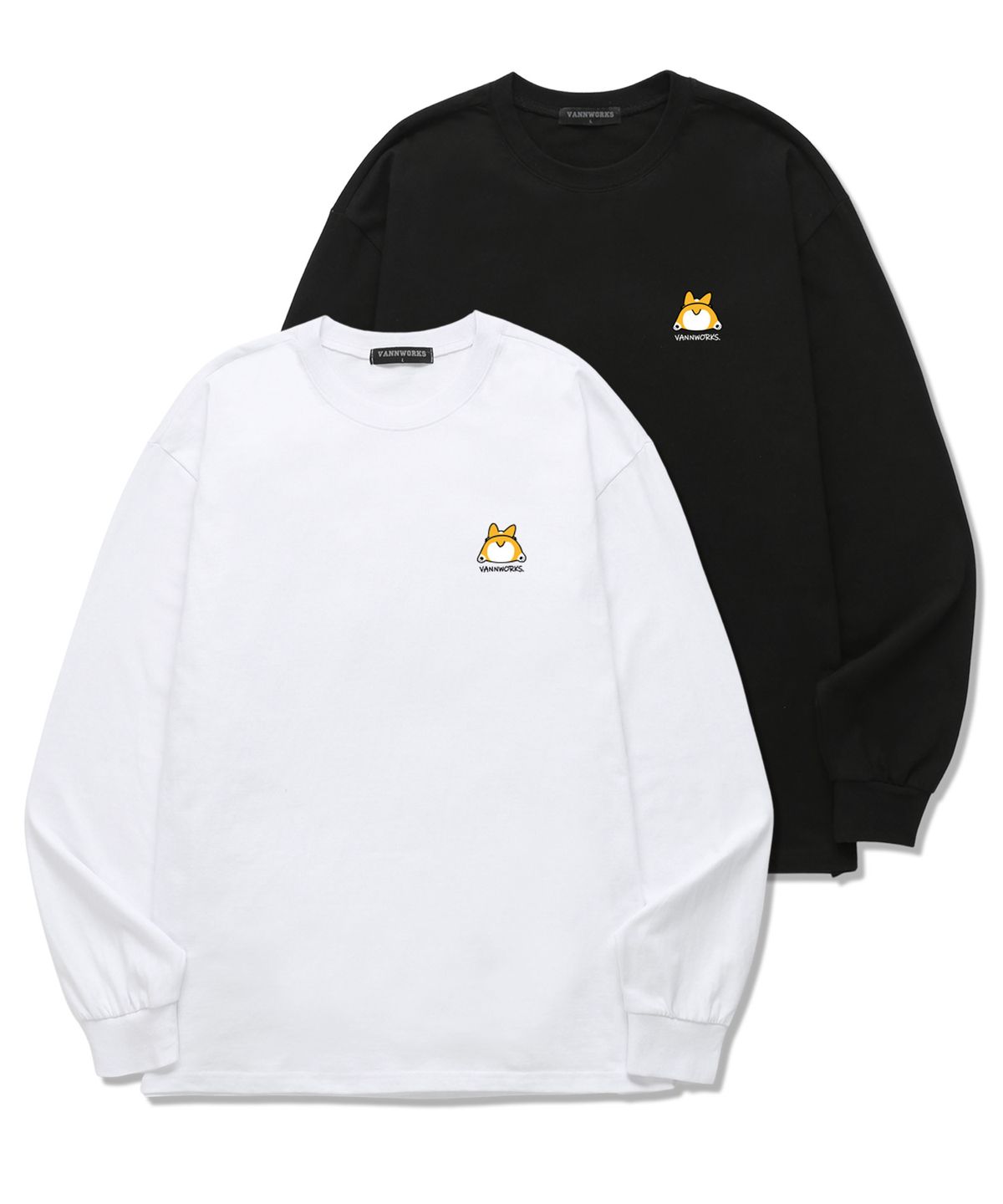 밴웍스(VANNWORKS) MINI 웰시코기 롱슬리브 (VLS0070) 블랙