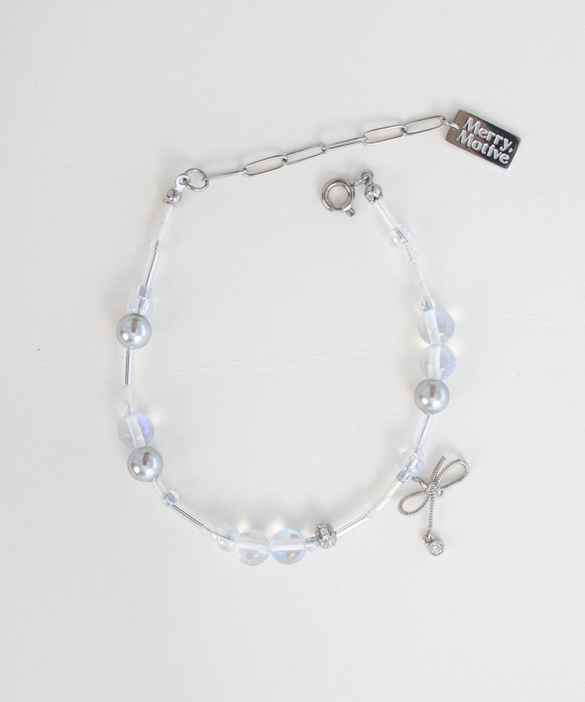 메리모티브(MERRYMOTIVE) Clear bubble beads surgical bracelet