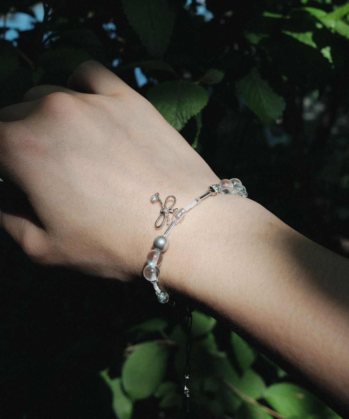 메리모티브(MERRYMOTIVE) Clear bubble beads surgical bracelet