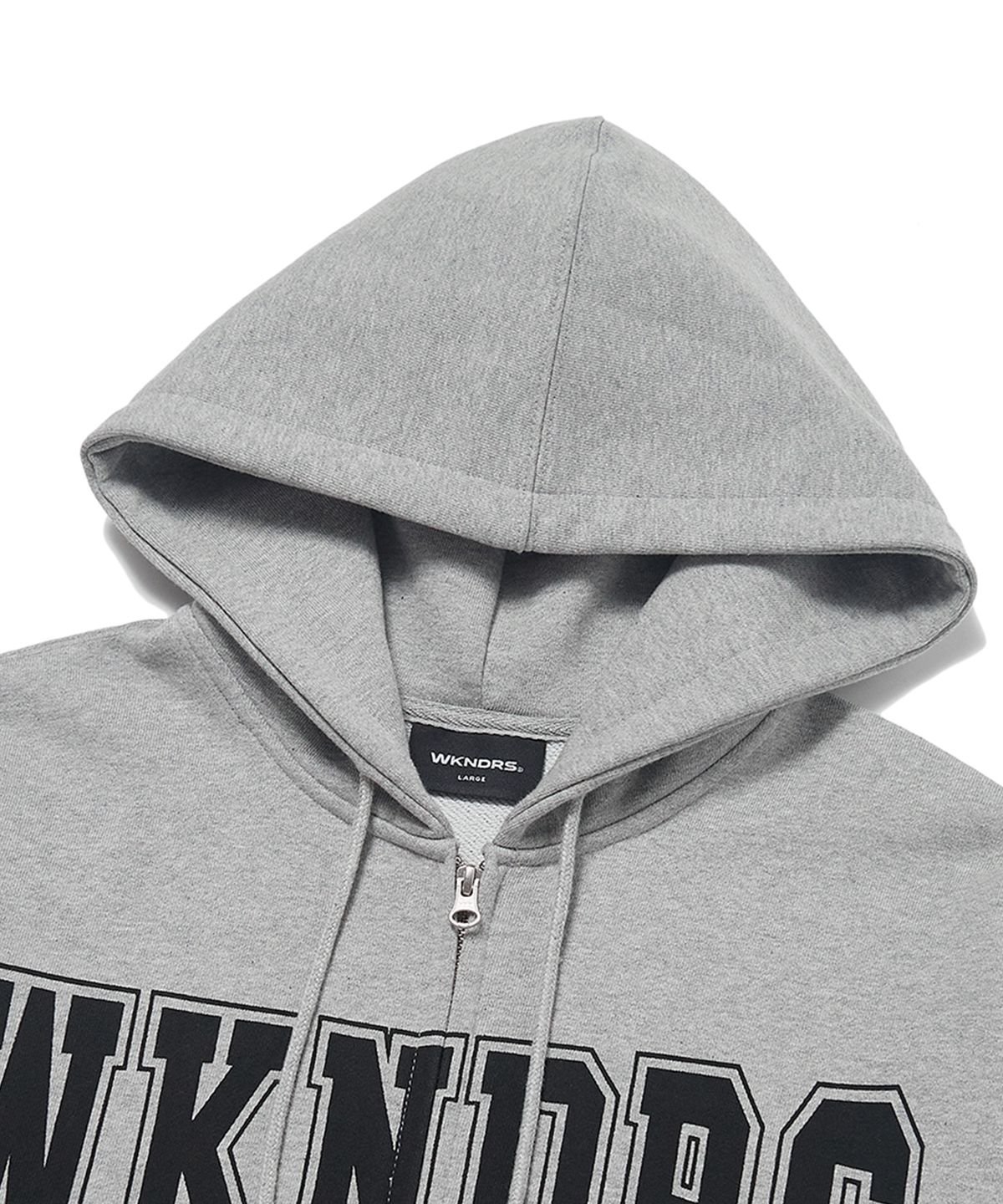 위캔더스(WKNDRS) H.O.F ZIPUP HOODIE (GREY)