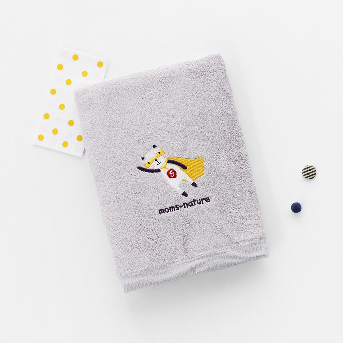 맘스네이처(MOMSNATURE) 대나무 아기목욕타올 / 40X80