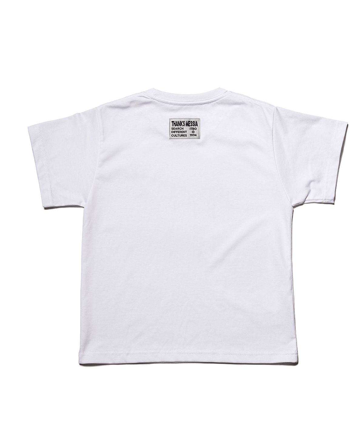 땡스메시아(THANKS MESSIA) ARCHIVE HEART CROP TSHIRT-WHITE