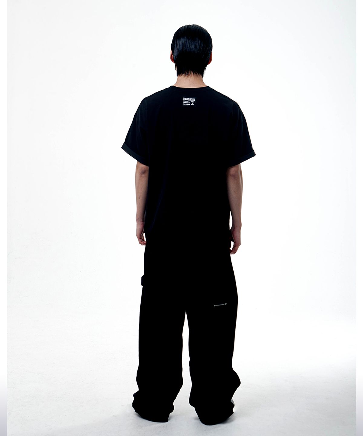 땡스메시아(THANKS MESSIA) TM FILM TSHIRT-BLACK