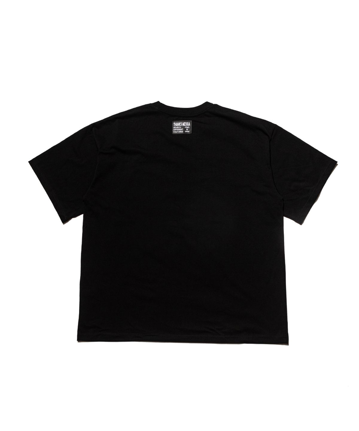 땡스메시아(THANKS MESSIA) TM CRACK TSHIRT-BLACK