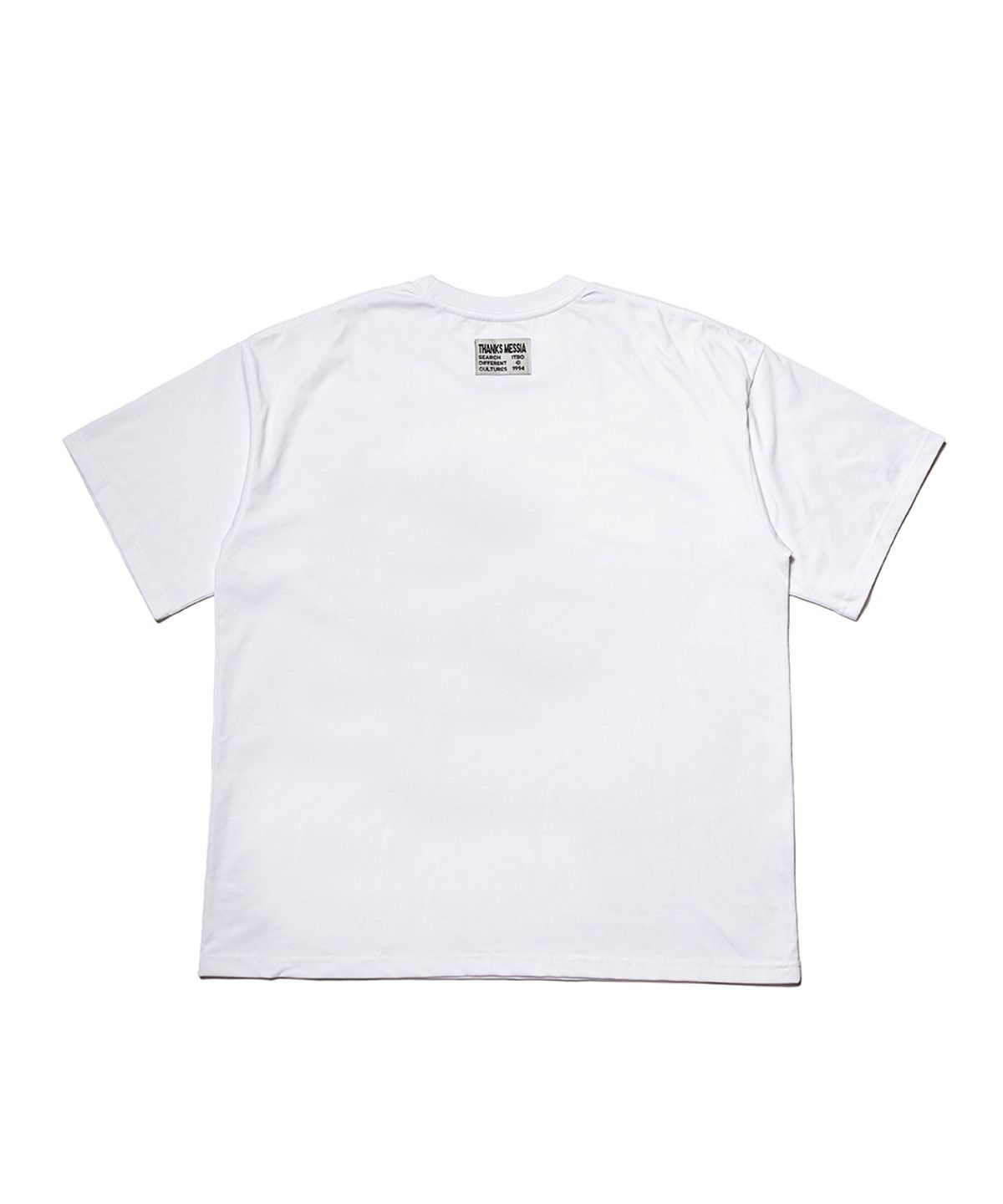 땡스메시아(THANKS MESSIA) TM CRACK TSHIRT-BLUE