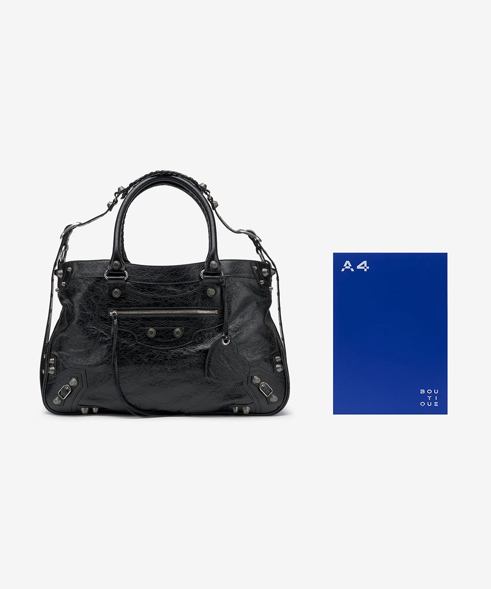 MUSINSA | BALENCIAGA Neo Cargo XL Tote Bag - Black / 7916012AA4Z1060