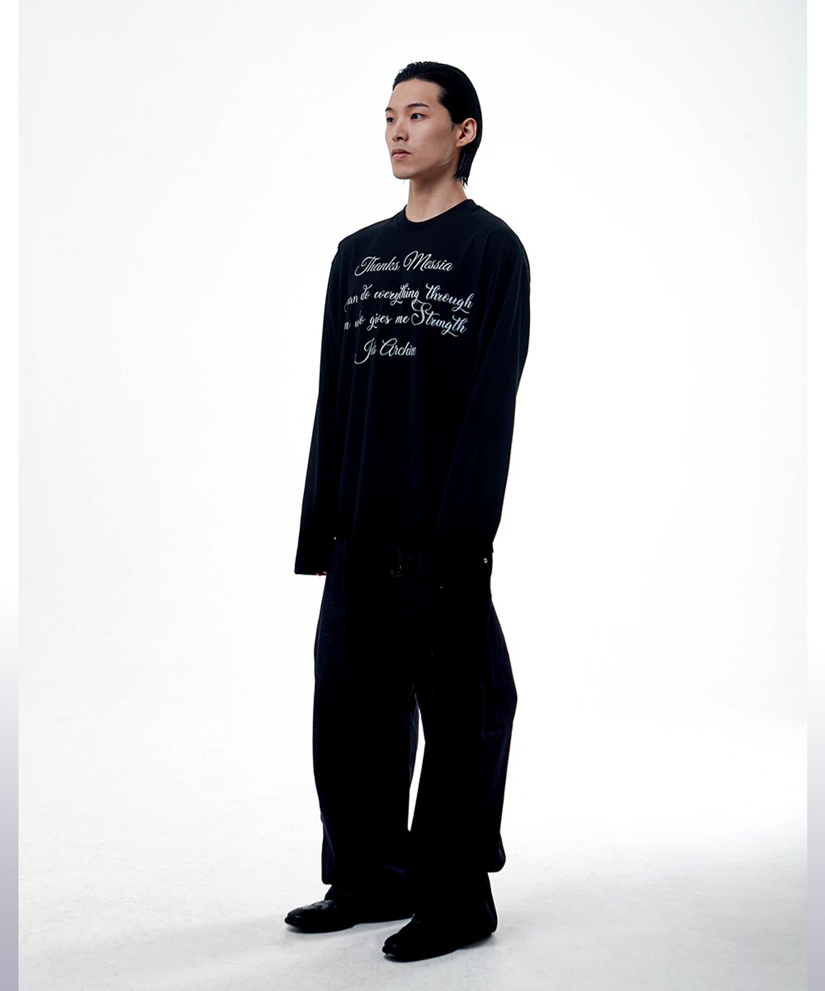 땡스메시아(THANKS MESSIA) PHILIPPIANS LONG SLEEVE-BLACK