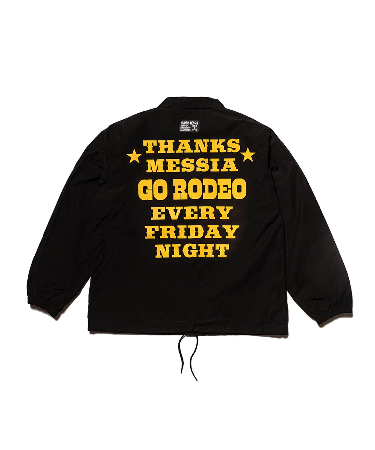 땡스메시아(THANKS MESSIA) GO RODEO COACH JACKET-BLACK