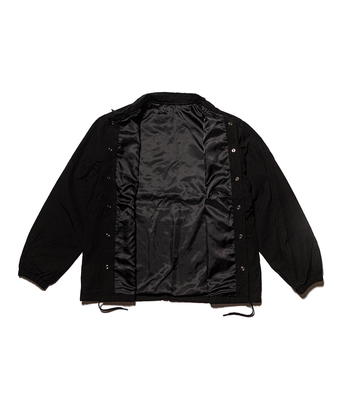 땡스메시아(THANKS MESSIA) ARCH LOGO COACH JACKET-BLACK