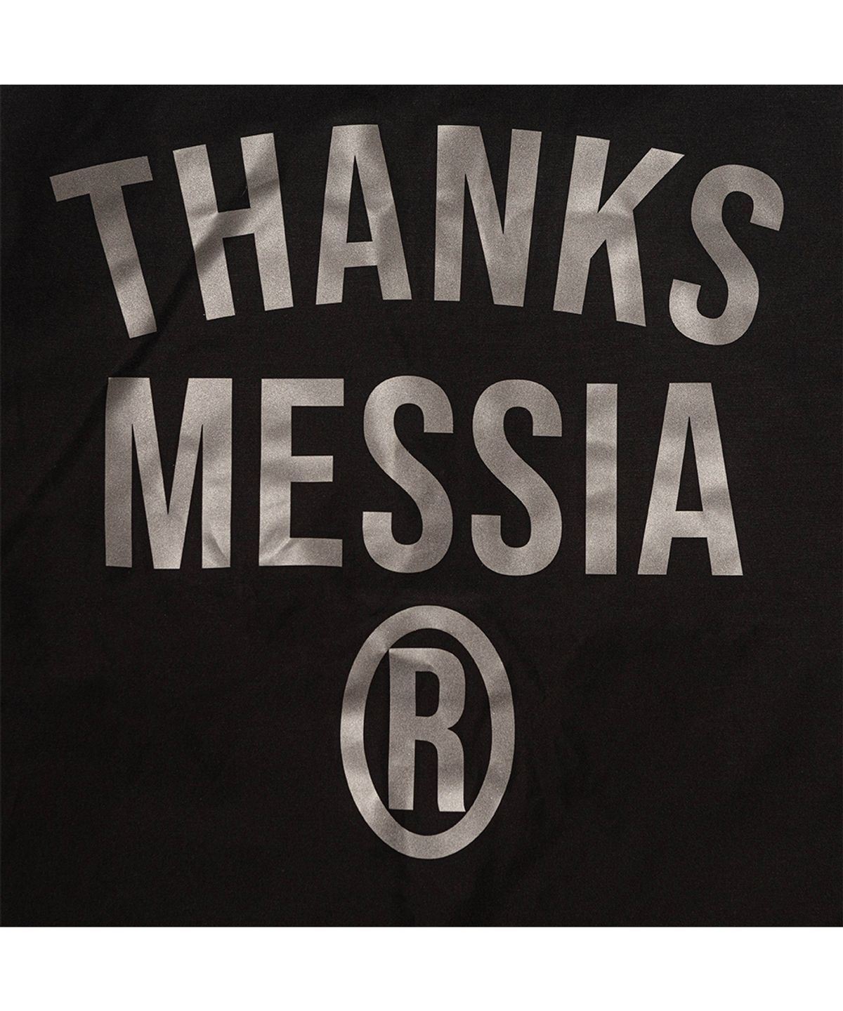 땡스메시아(THANKS MESSIA) ARCH LOGO COACH JACKET-BLACK